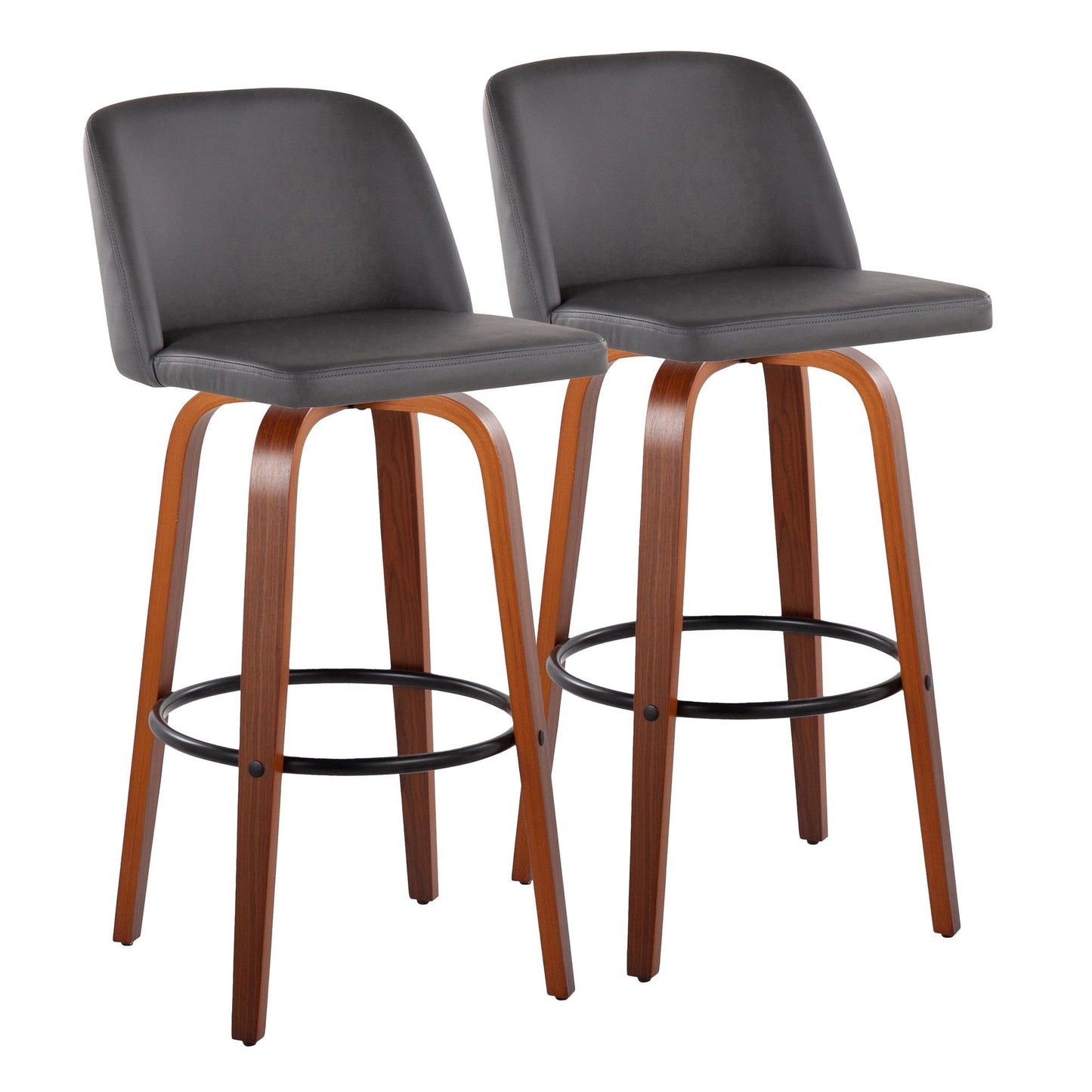 Majestic Office Furniture 30" Fixed-Height Barstool - Set of 2