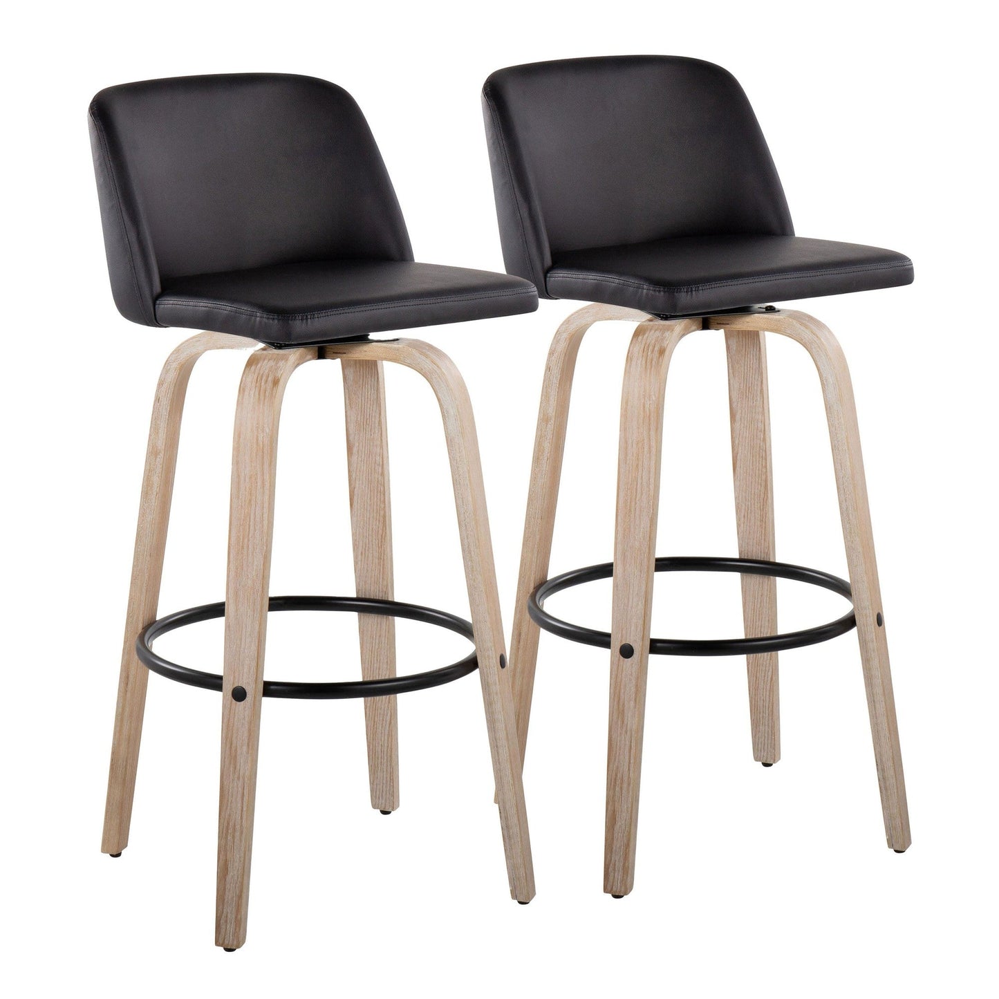 Majestic Office Furniture 30" Fixed-Height Barstool - Set of 2