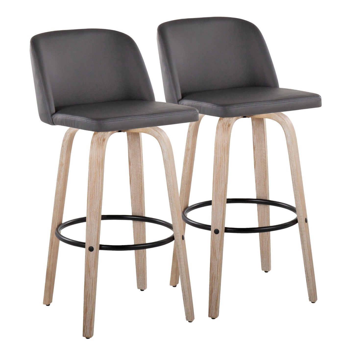 Majestic Office Furniture 30" Fixed-Height Barstool - Set of 2