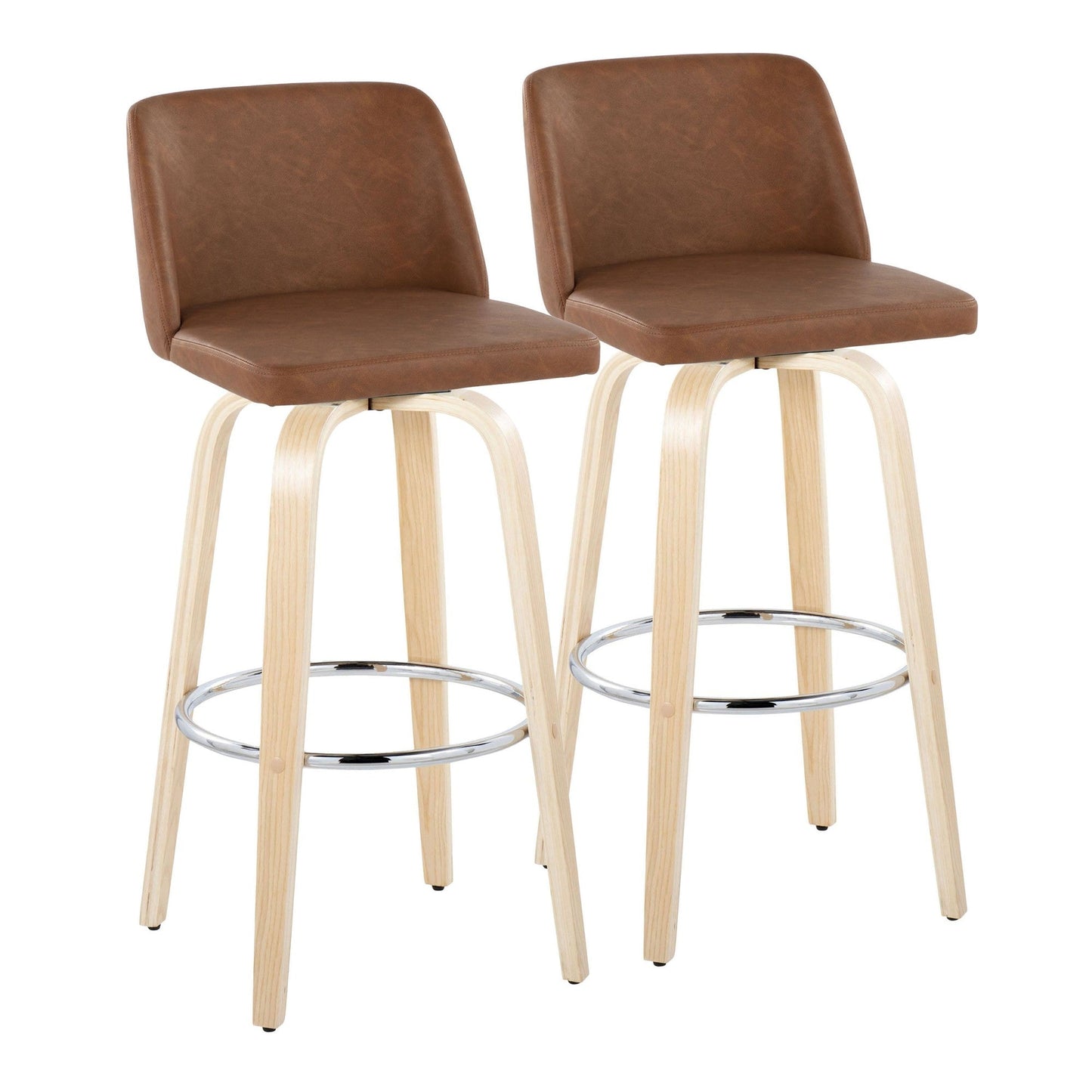 Majestic Office Furniture 30" Fixed-Height Barstool - Set of 2