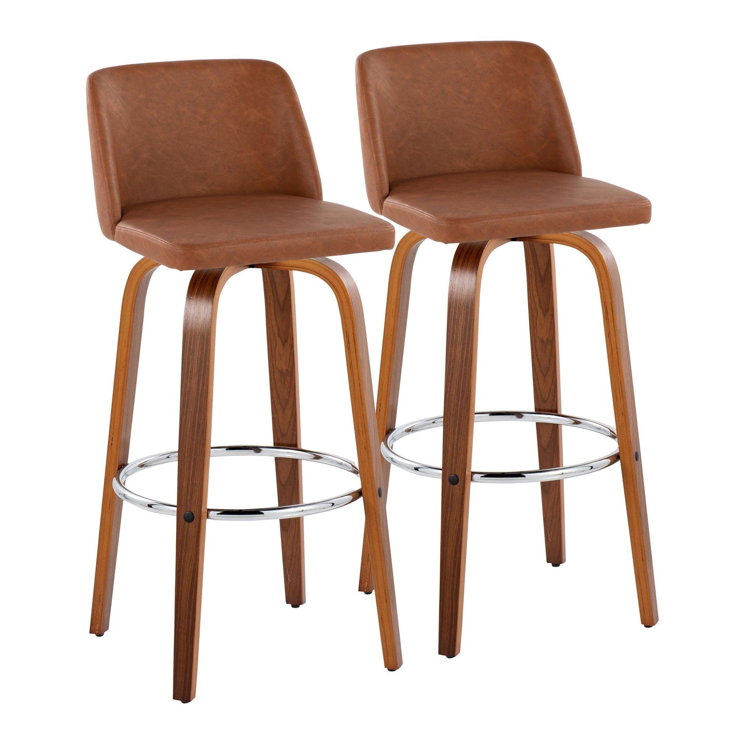 Majestic Office Furniture 30" Fixed-Height Barstool - Set of 2