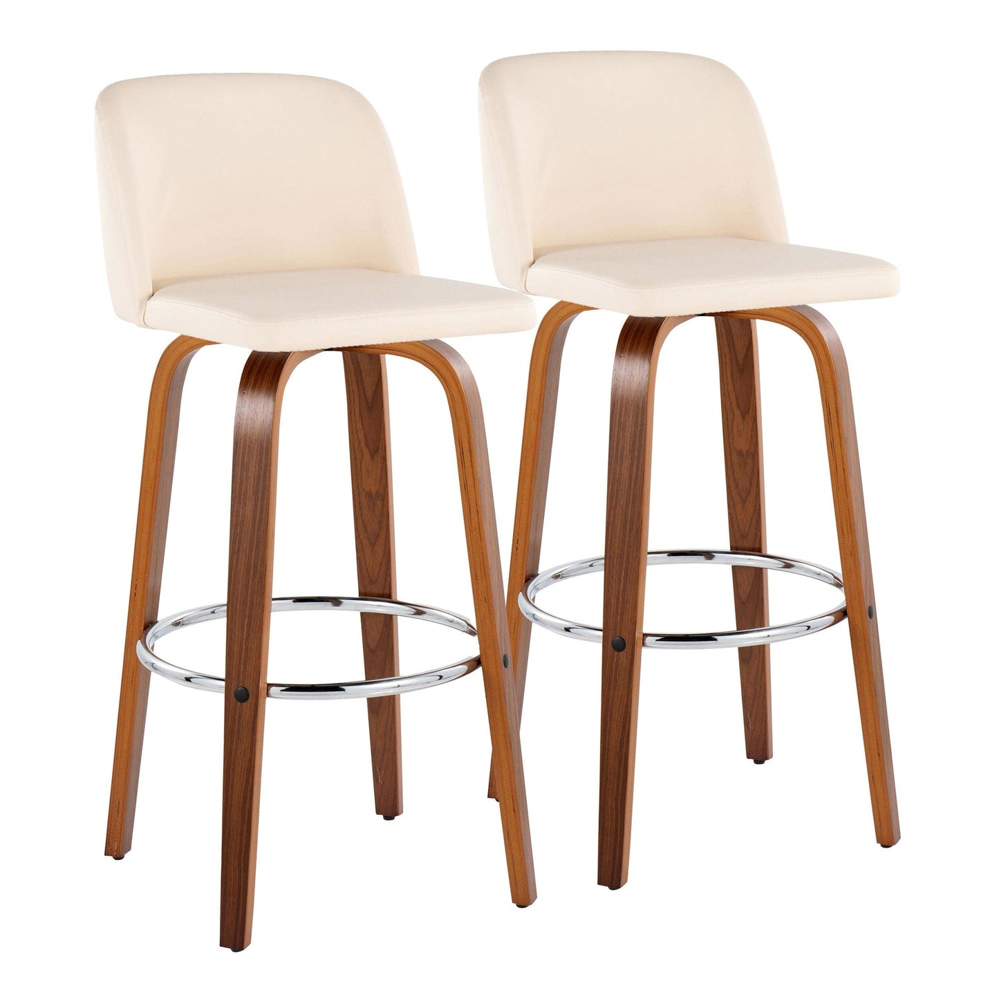Majestic Office Furniture 30" Fixed-Height Barstool - Set of 2