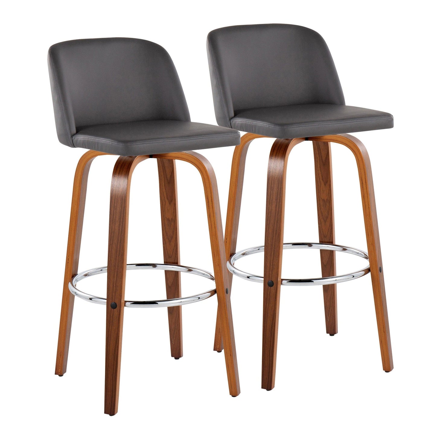 Majestic Office Furniture 30" Fixed-Height Barstool - Set of 2