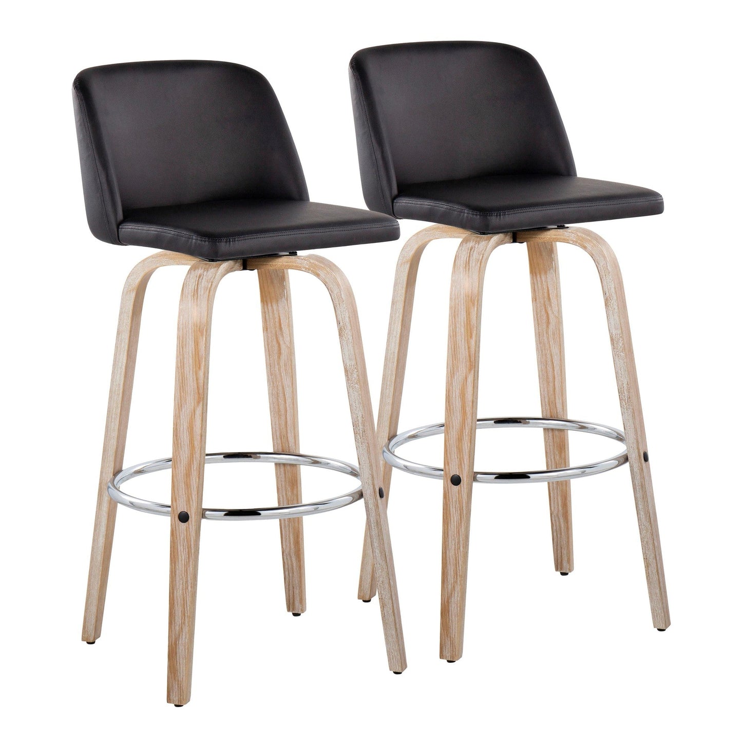 Majestic Office Furniture 30" Fixed-Height Barstool - Set of 2