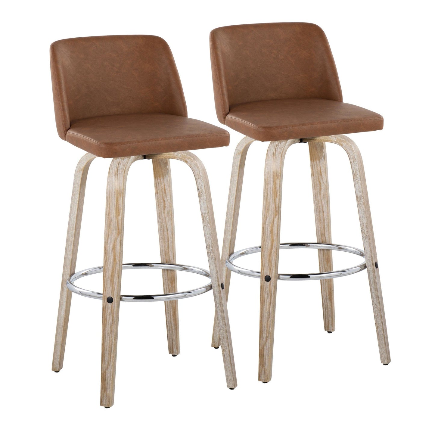 Majestic Office Furniture 30" Fixed-Height Barstool - Set of 2