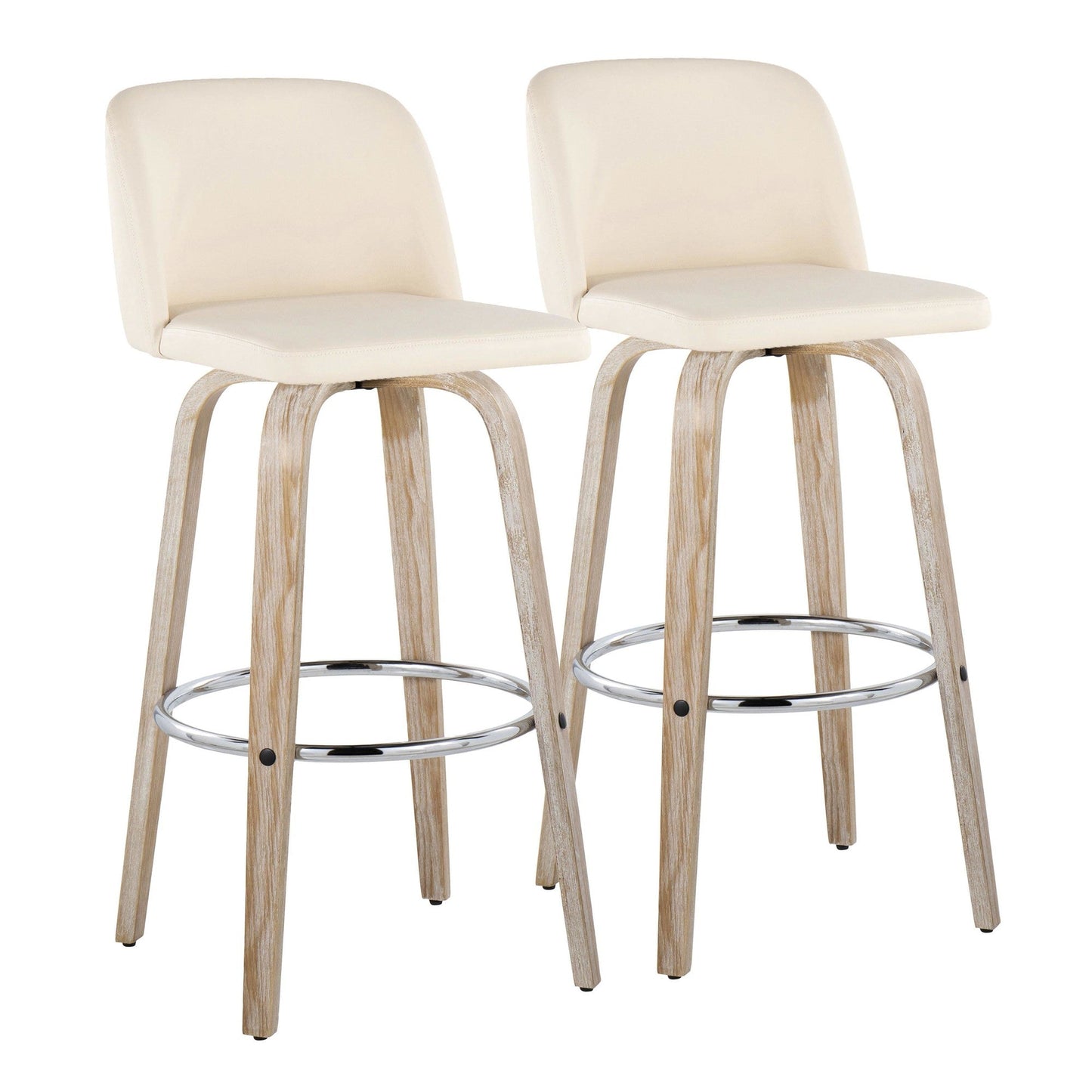 Majestic Office Furniture 30" Fixed-Height Barstool - Set of 2
