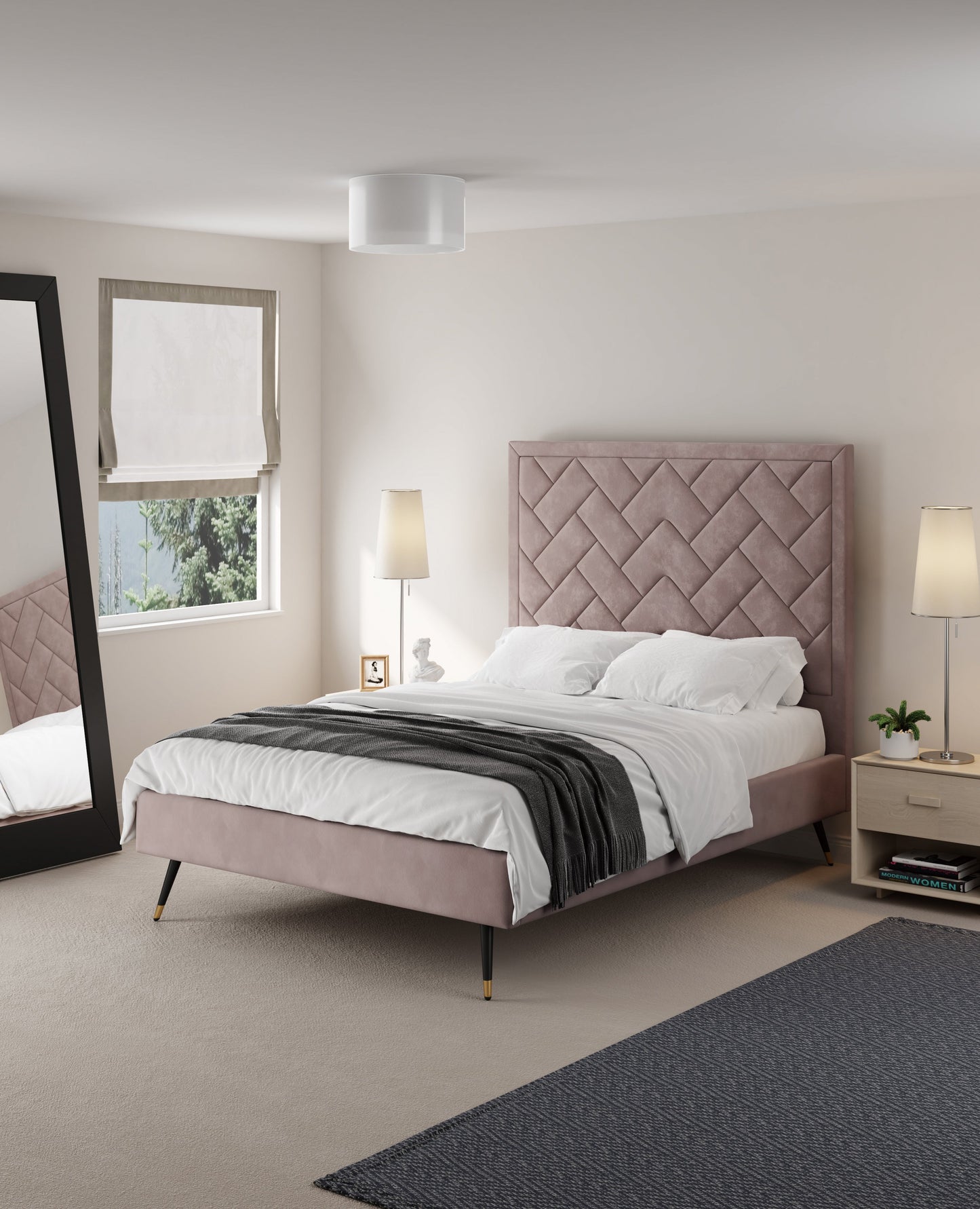 Manhattan Comfort Crosby Full- Size Bed