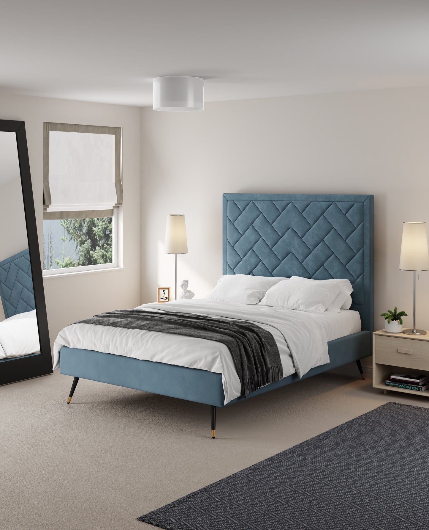 Manhattan Comfort Crosby Full- Size Bed