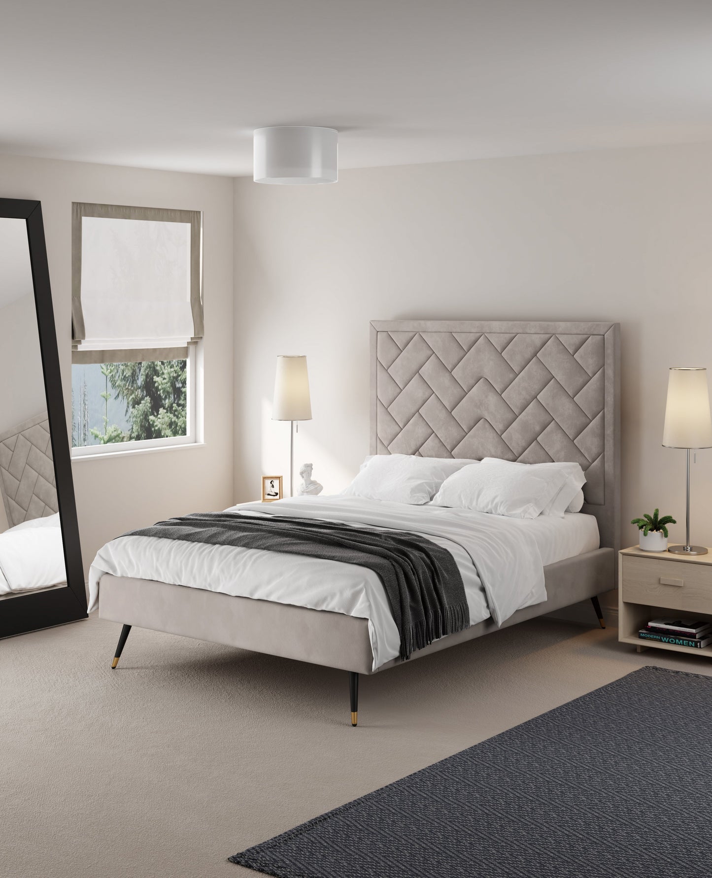 Manhattan Comfort Crosby Full- Size Bed