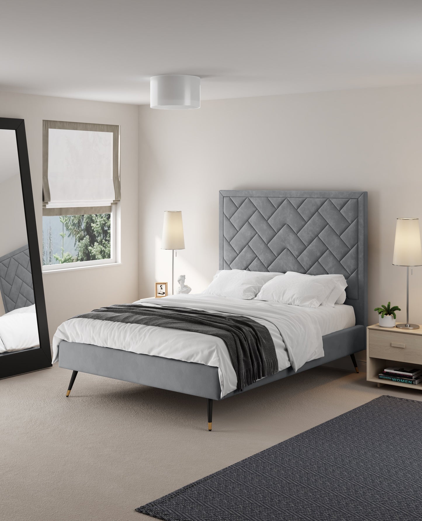 Manhattan Comfort Crosby Full- Size Bed
