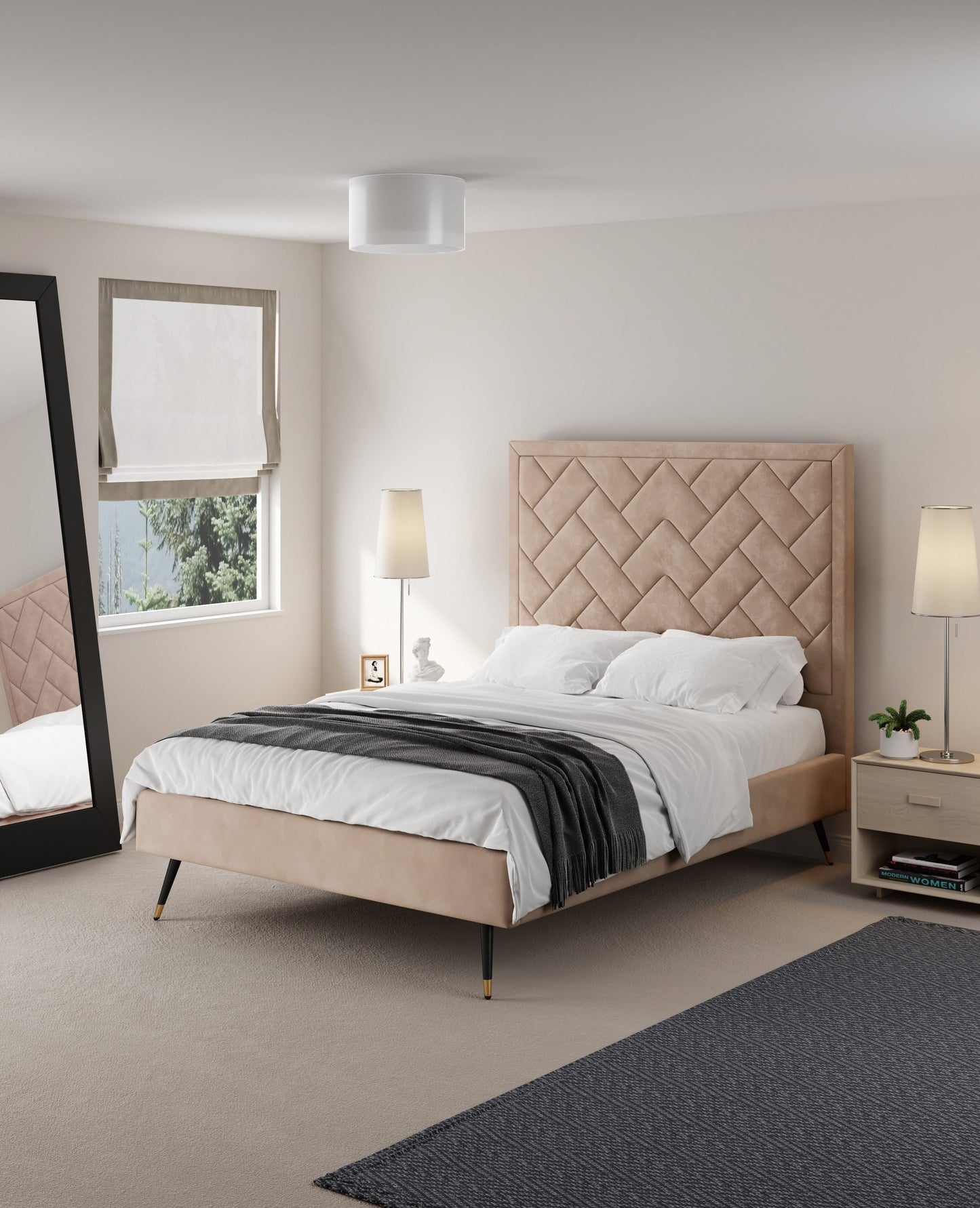 Manhattan Comfort Crosby Full- Size Bed