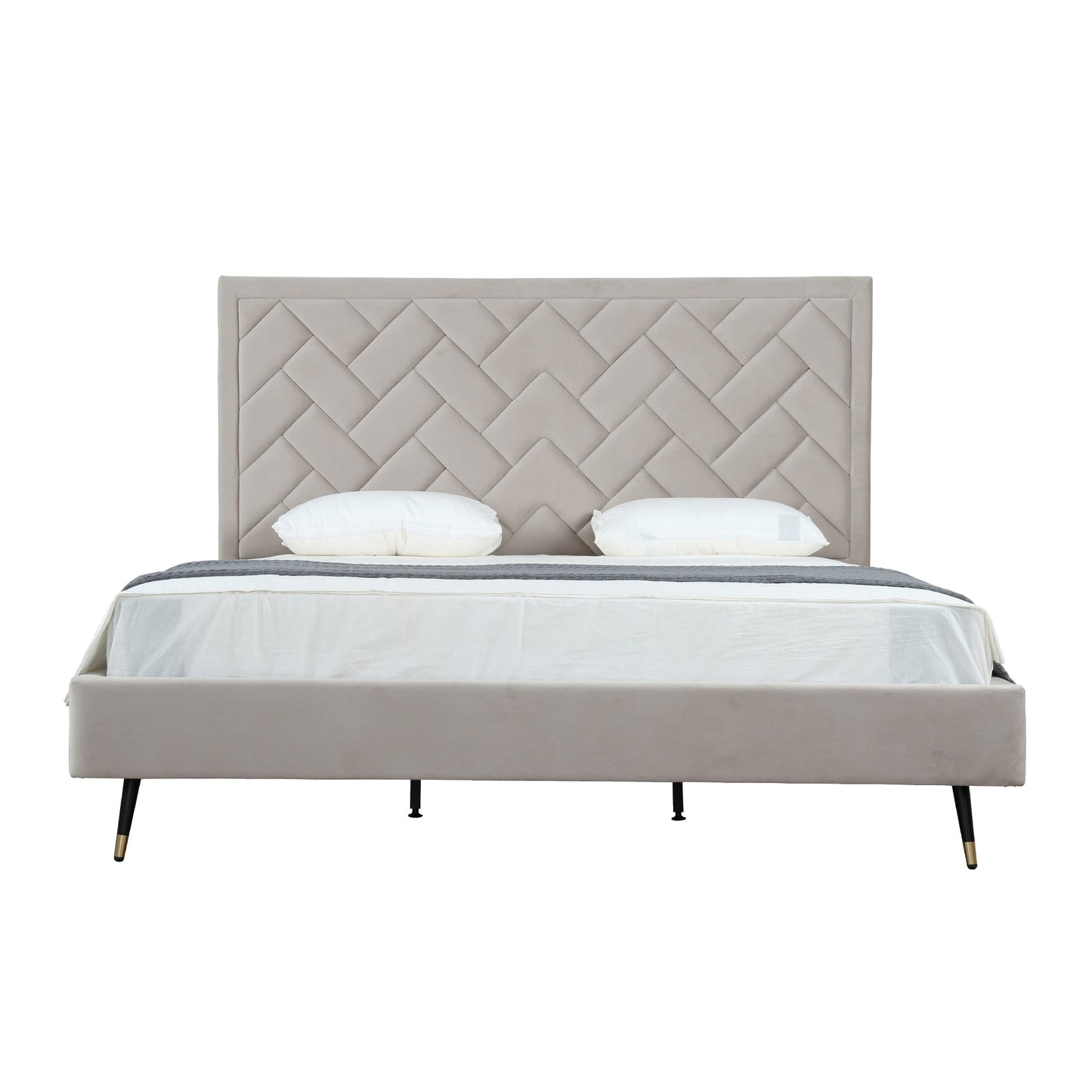 Manhattan Comfort Crosby King-Size Bed