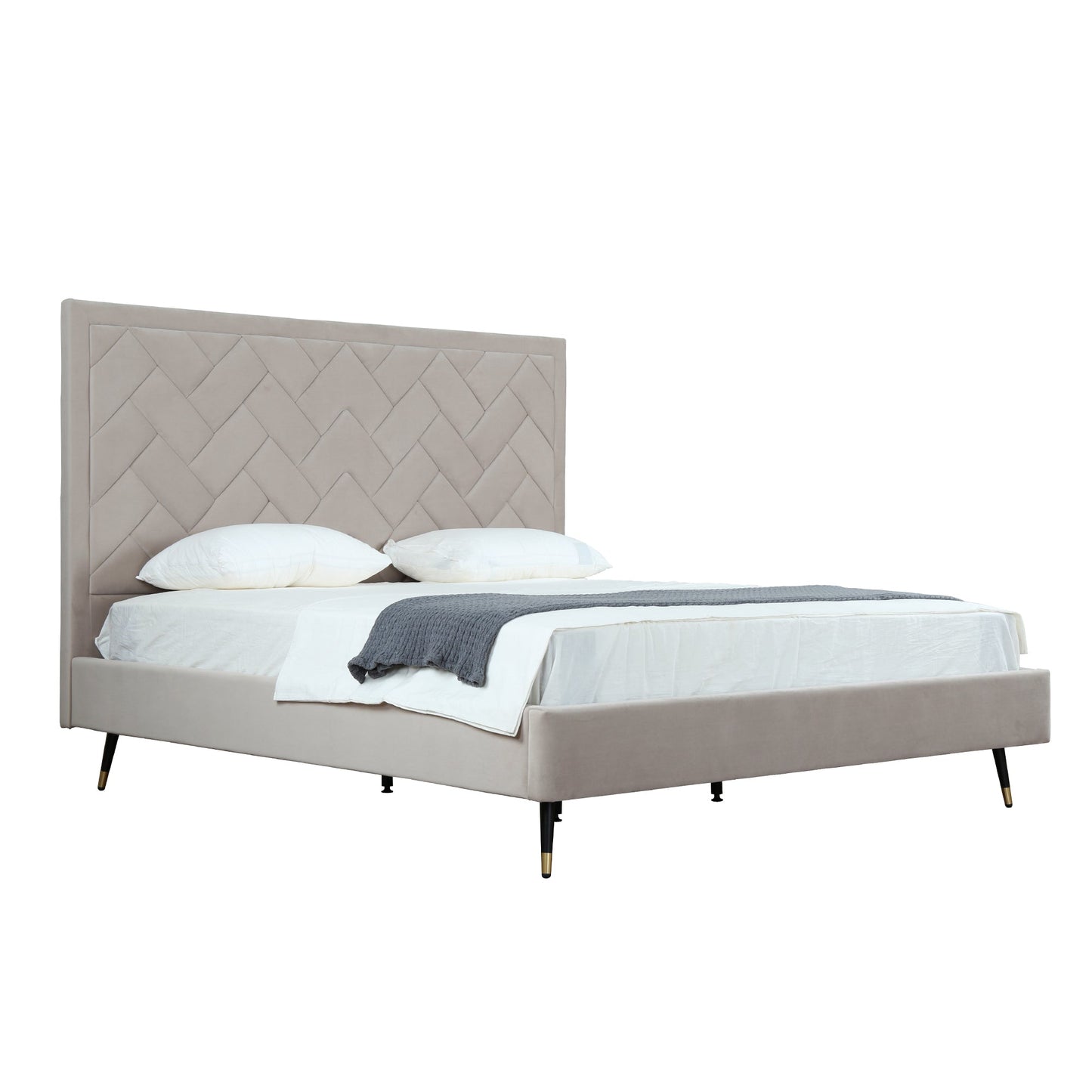 Manhattan Comfort Crosby King-Size Bed