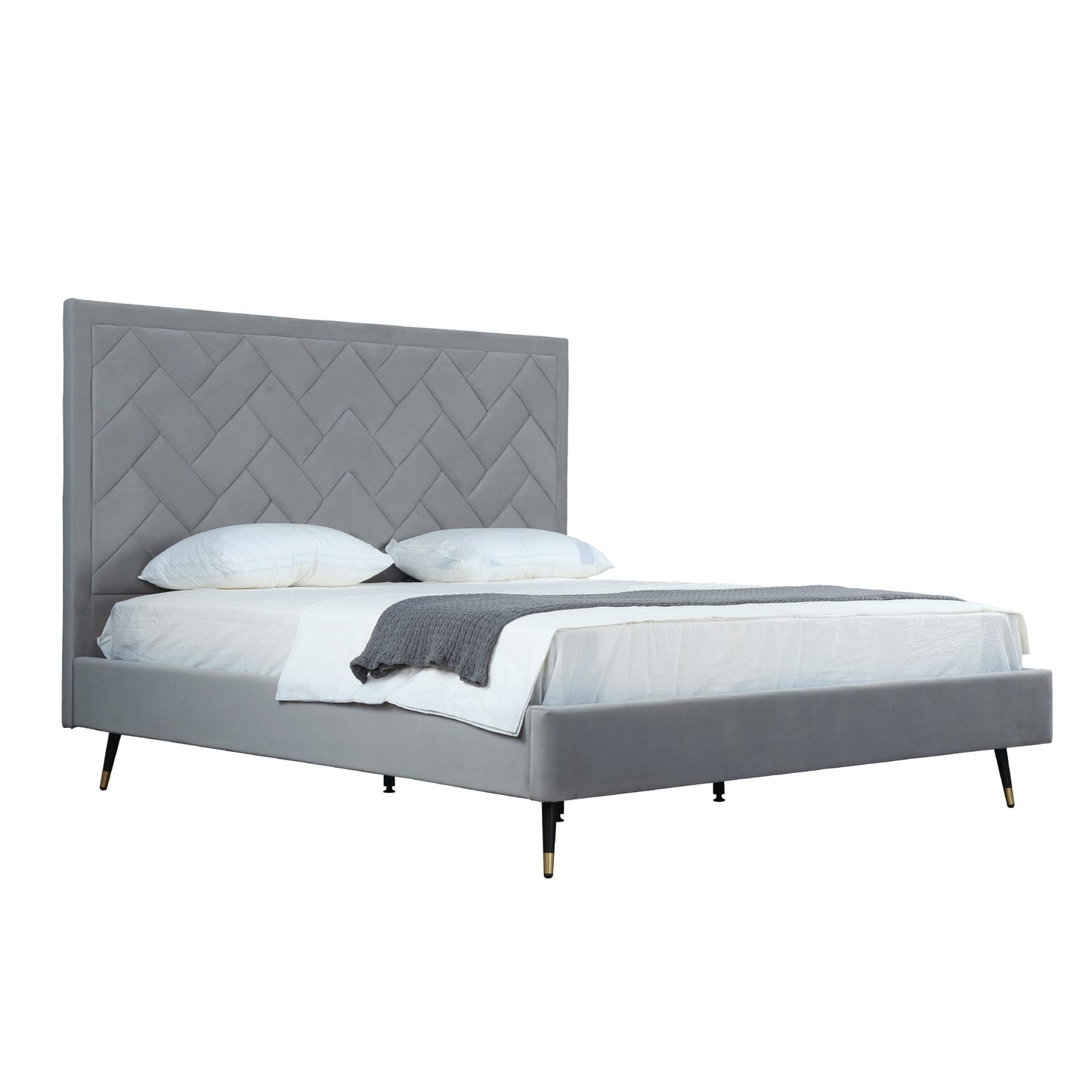 Manhattan Comfort Crosby King-Size Bed