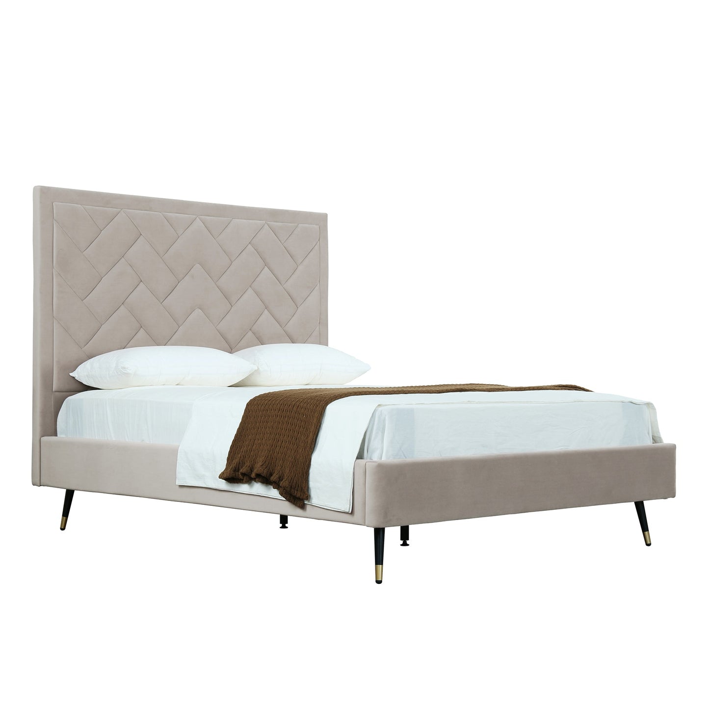 Manhattan Comfort Crosby Queen-Size Bed