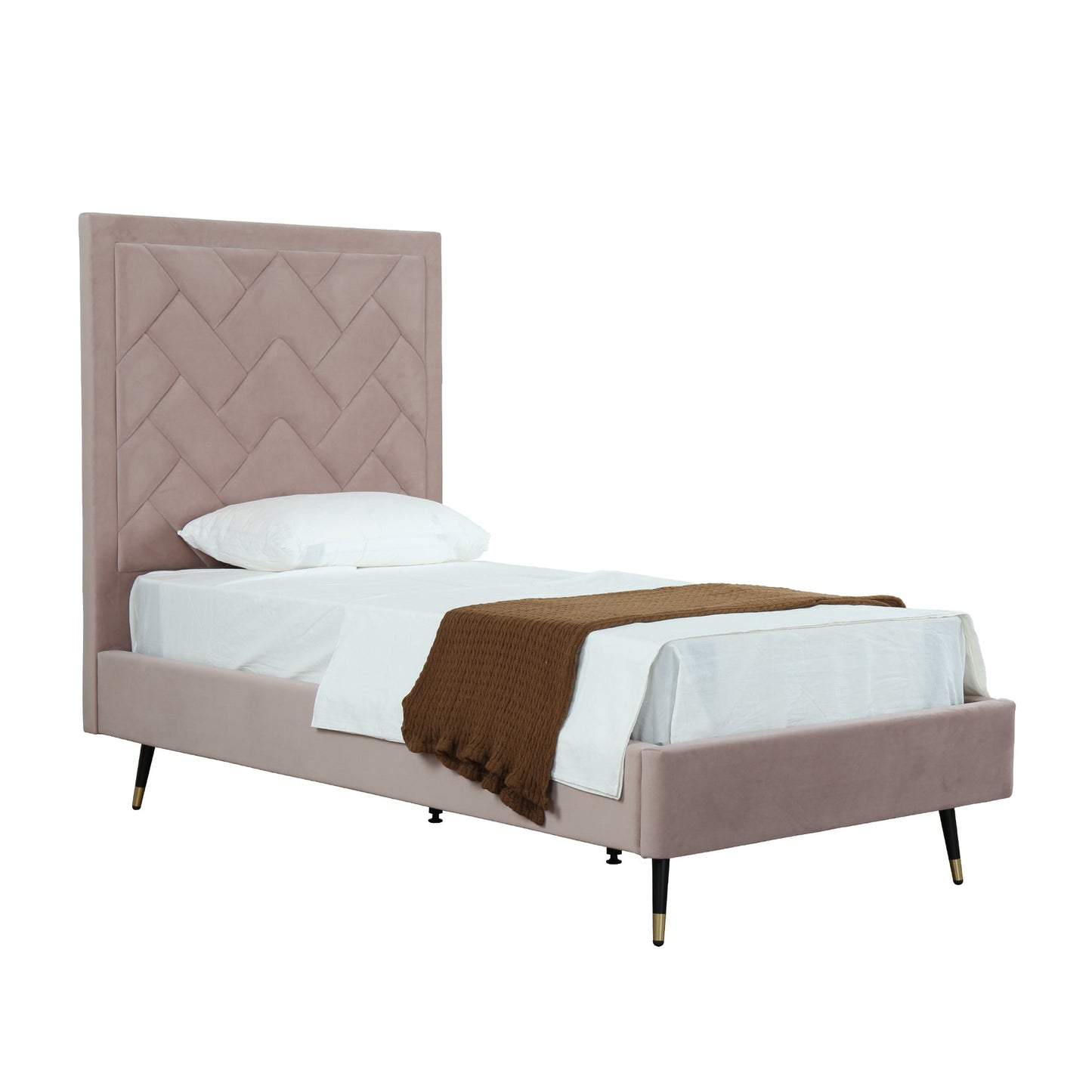 Manhattan Comfort Crosby Twin-Size Bed
