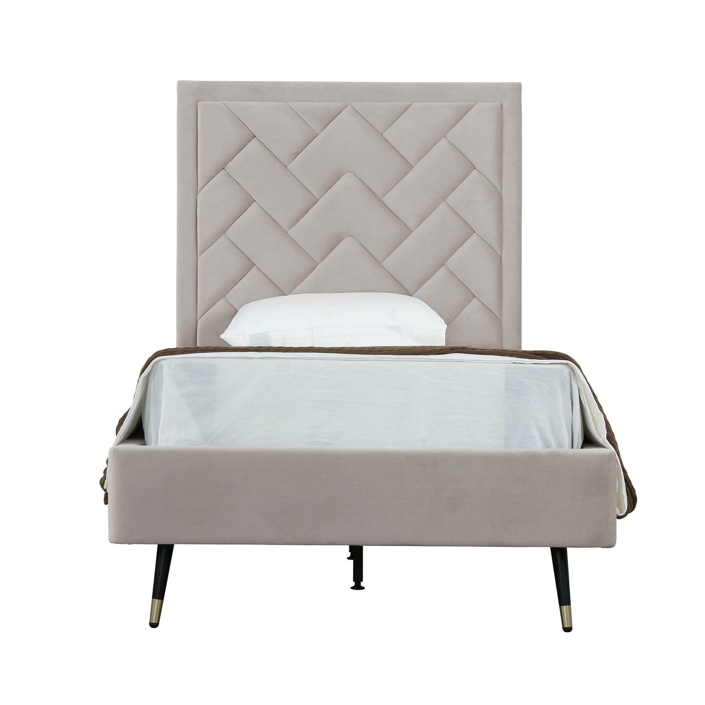 Manhattan Comfort Crosby Twin-Size Bed
