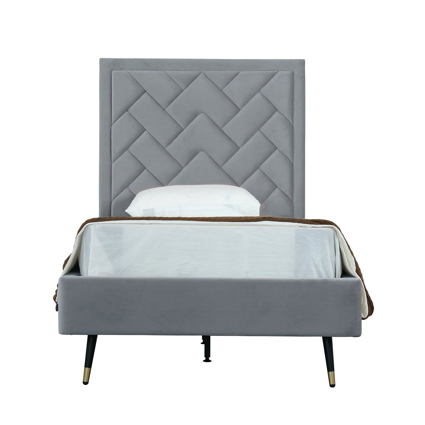 Manhattan Comfort Crosby Twin-Size Bed