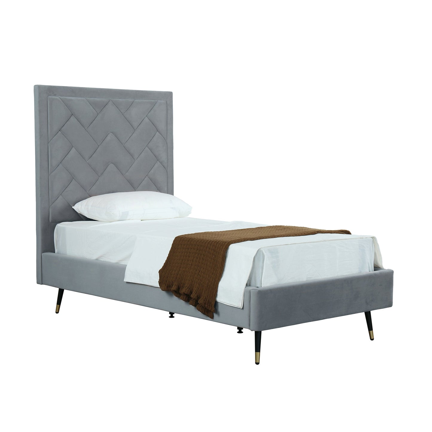 Manhattan Comfort Crosby Twin-Size Bed