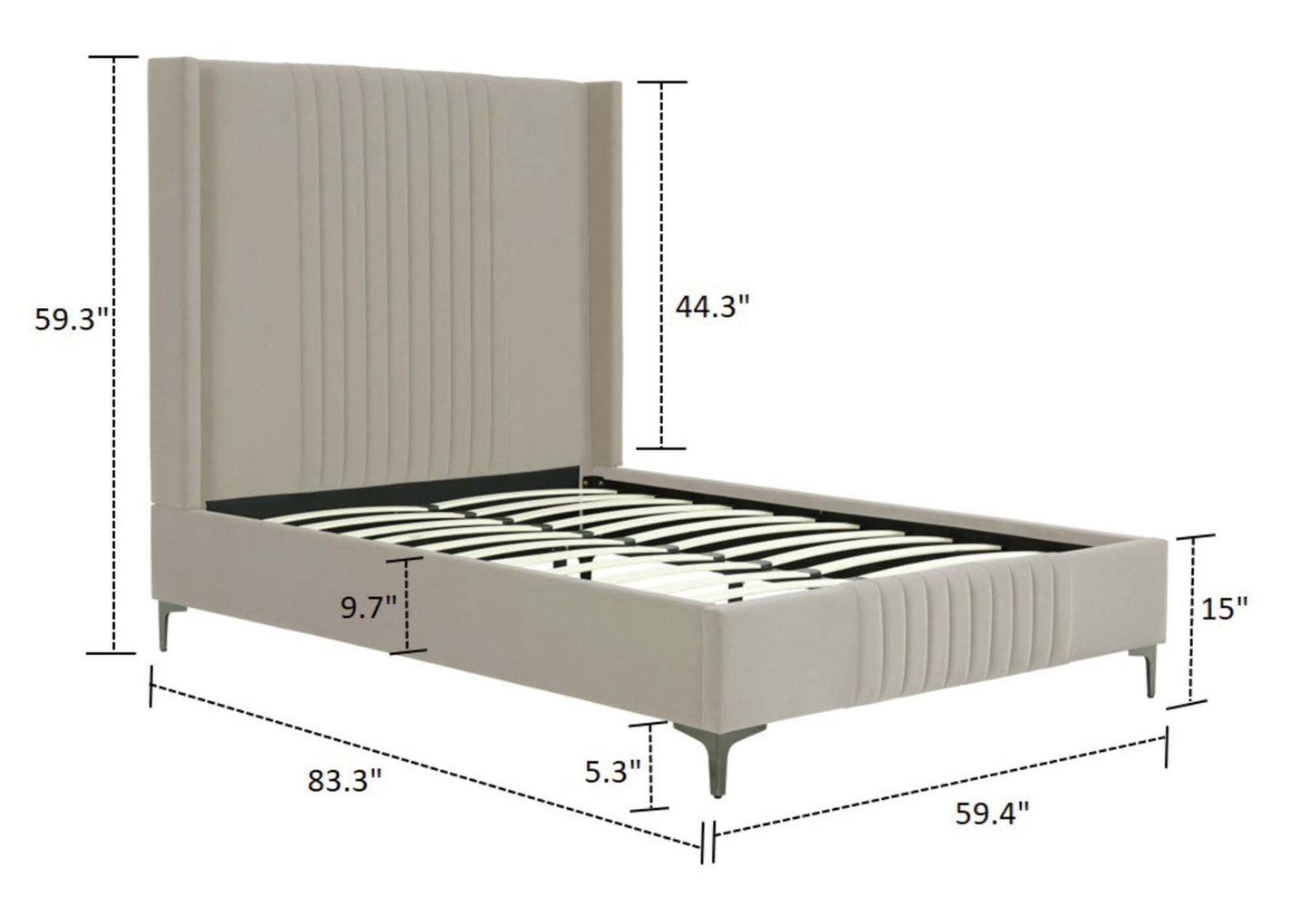 Manhattan Comfort Promenade Full- Size Bed