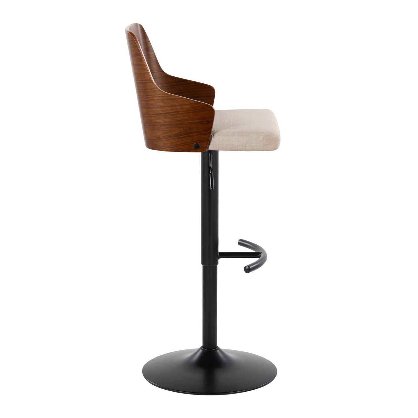 Majestic Office Furniture Adjustable Barstool - Set of 2