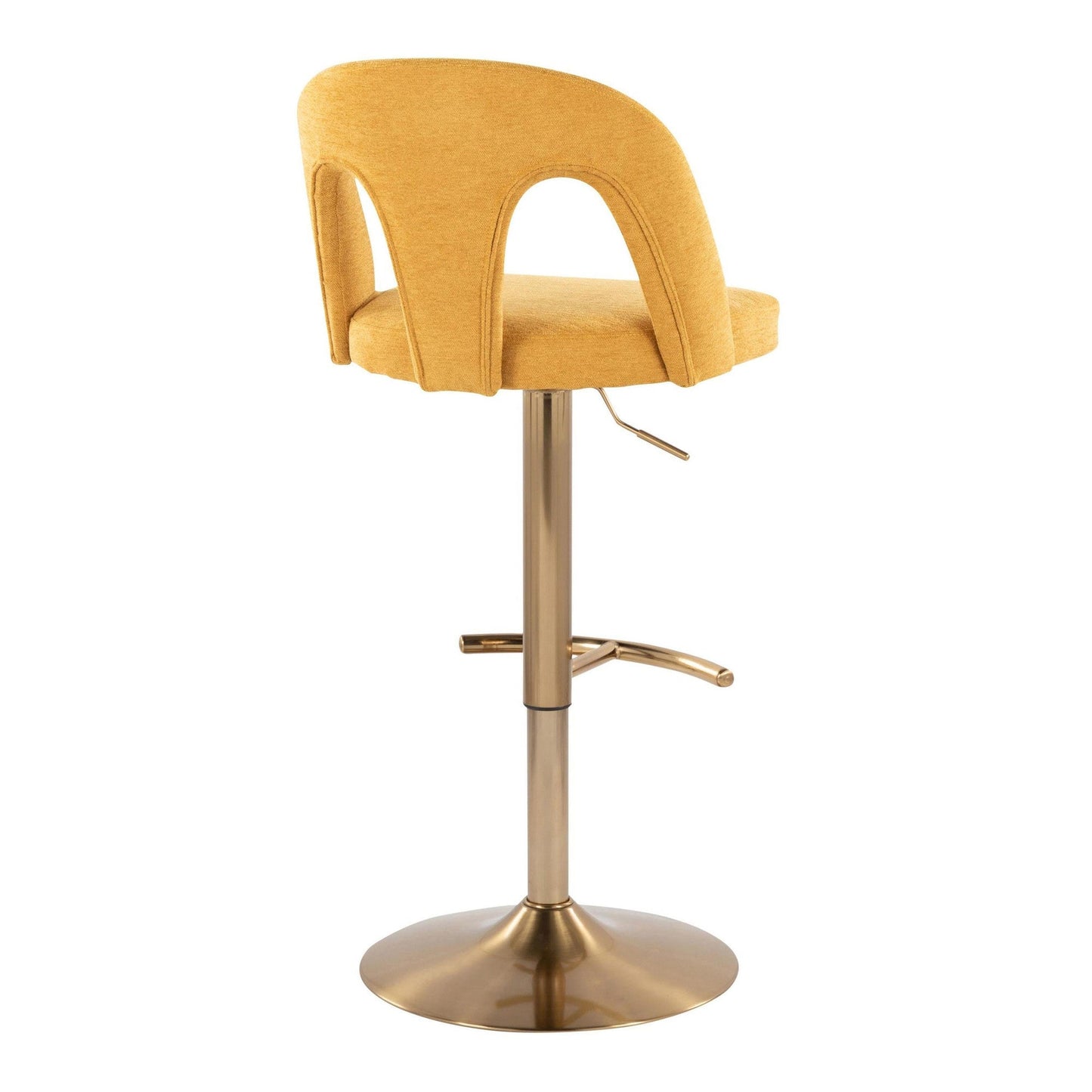 Majestic Office Furniture Upholstered Adjustable Barstool - Set of 2