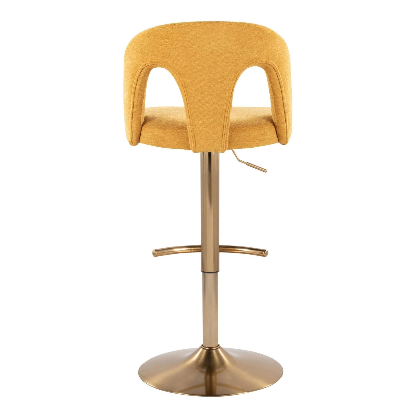 Majestic Office Furniture Upholstered Adjustable Barstool - Set of 2