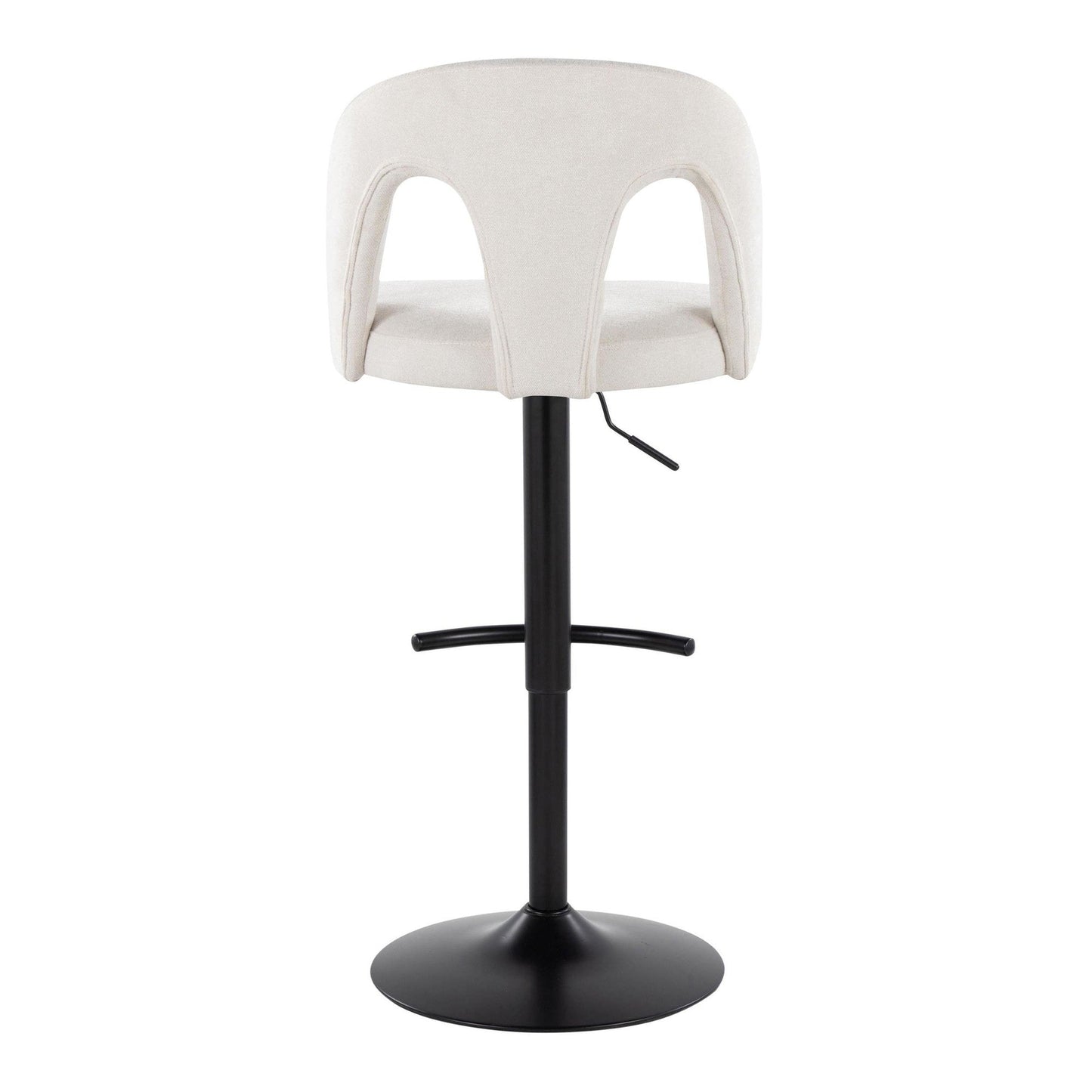 Majestic Office Furniture Upholstered Adjustable Barstool - Set of 2