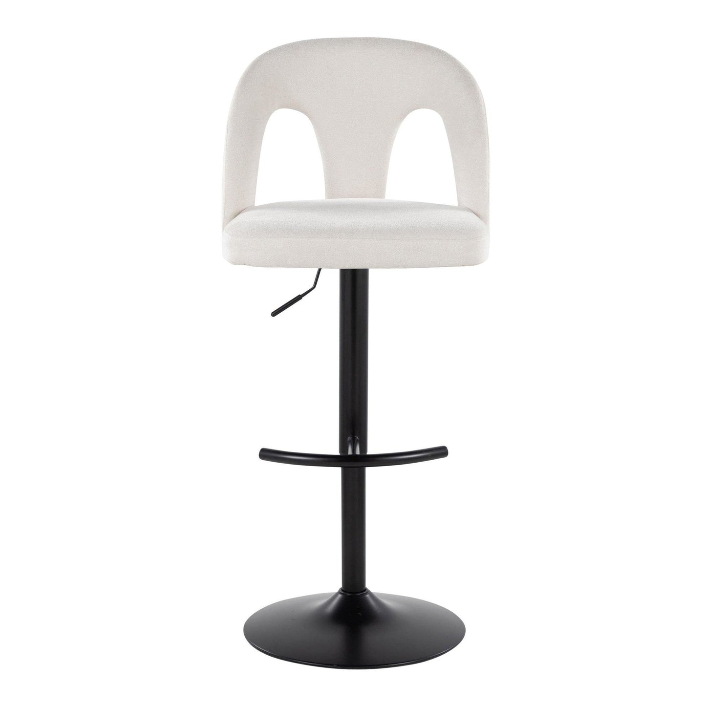 Majestic Office Furniture Upholstered Adjustable Barstool - Set of 2