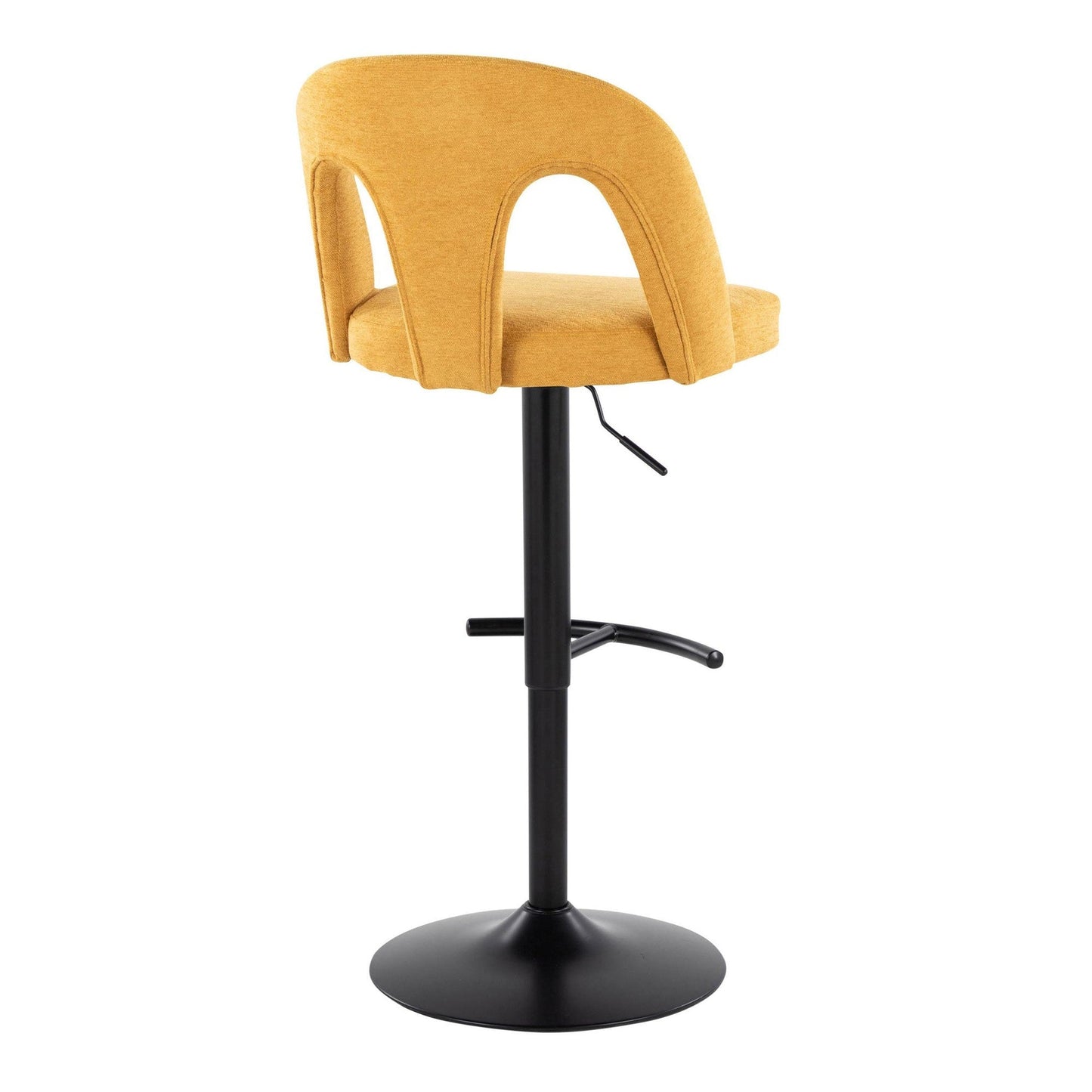 Majestic Office Furniture Upholstered Adjustable Barstool - Set of 2