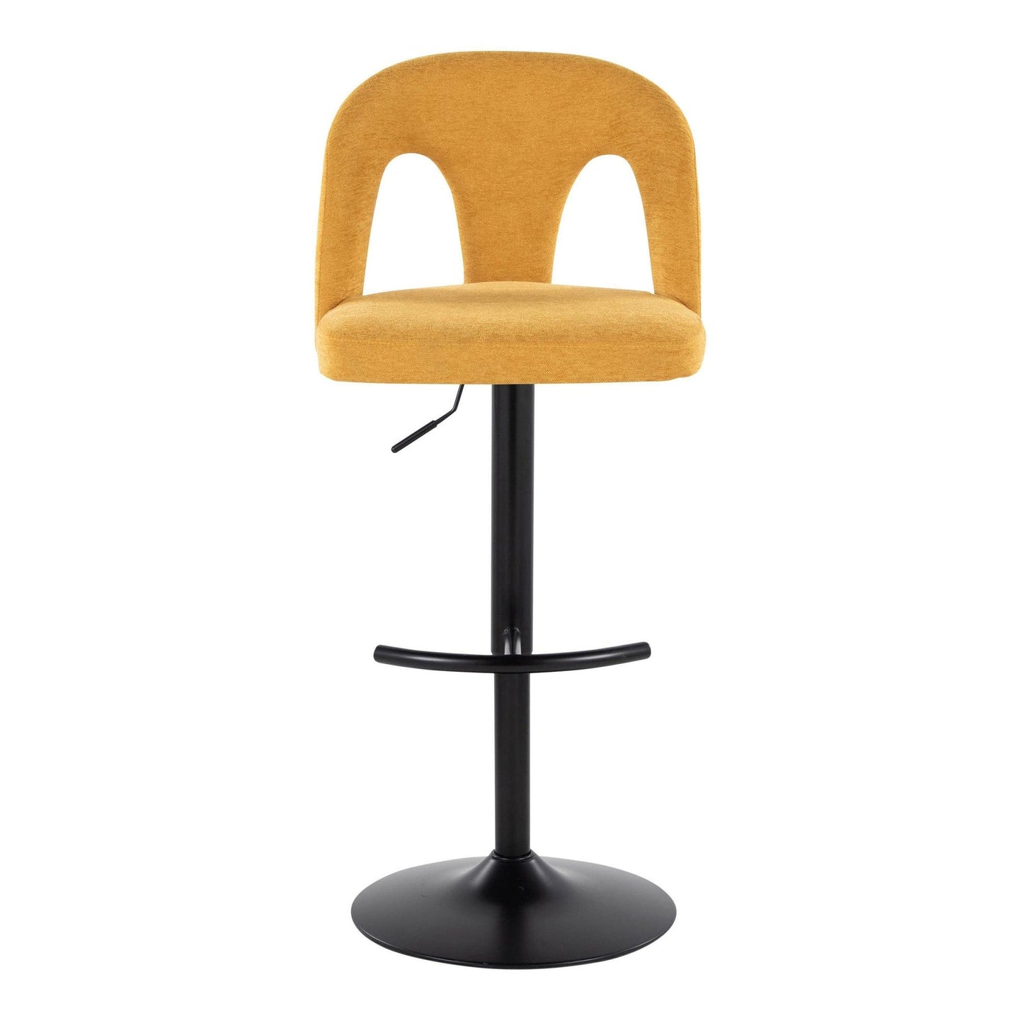 Majestic Office Furniture Upholstered Adjustable Barstool - Set of 2
