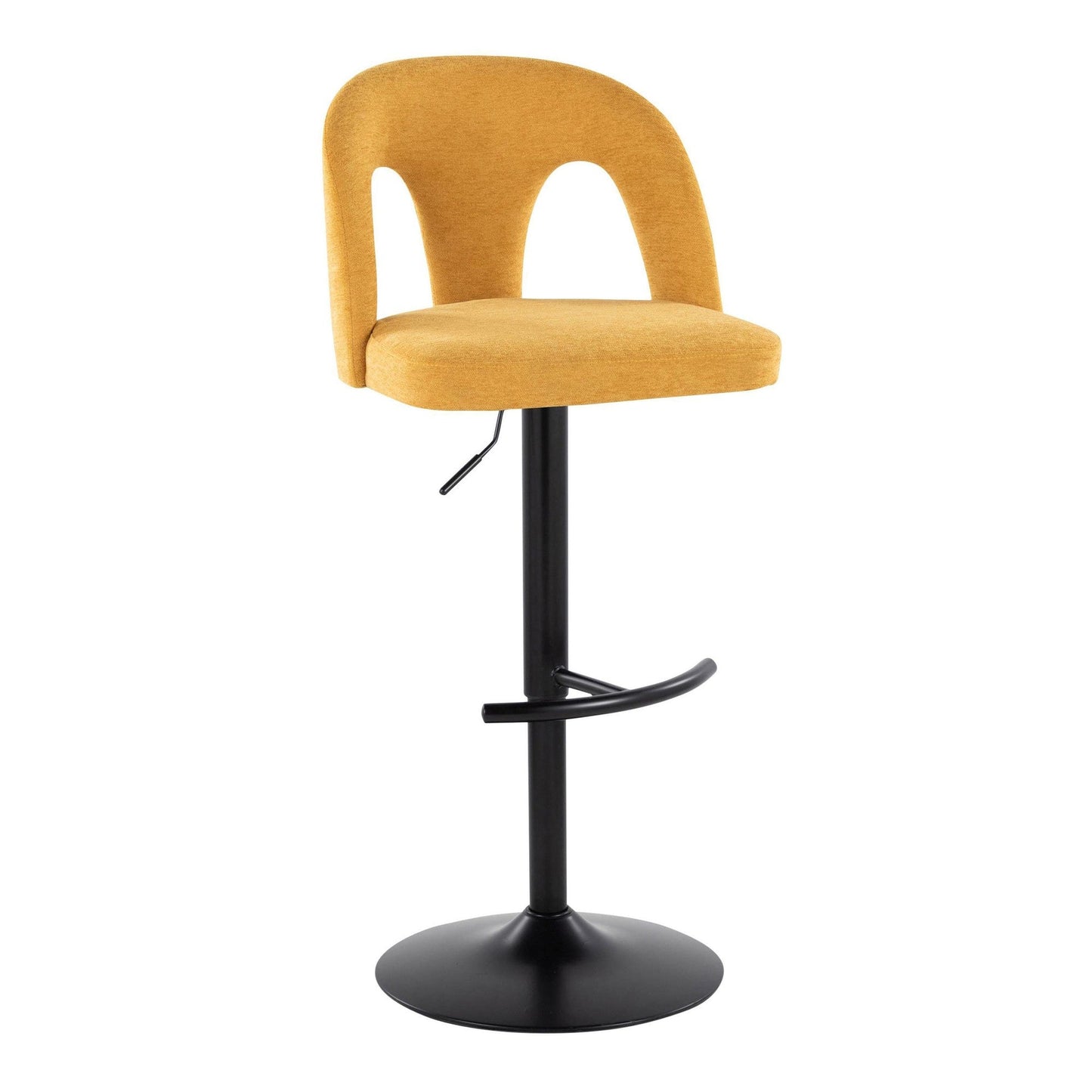 Majestic Office Furniture Upholstered Adjustable Barstool - Set of 2