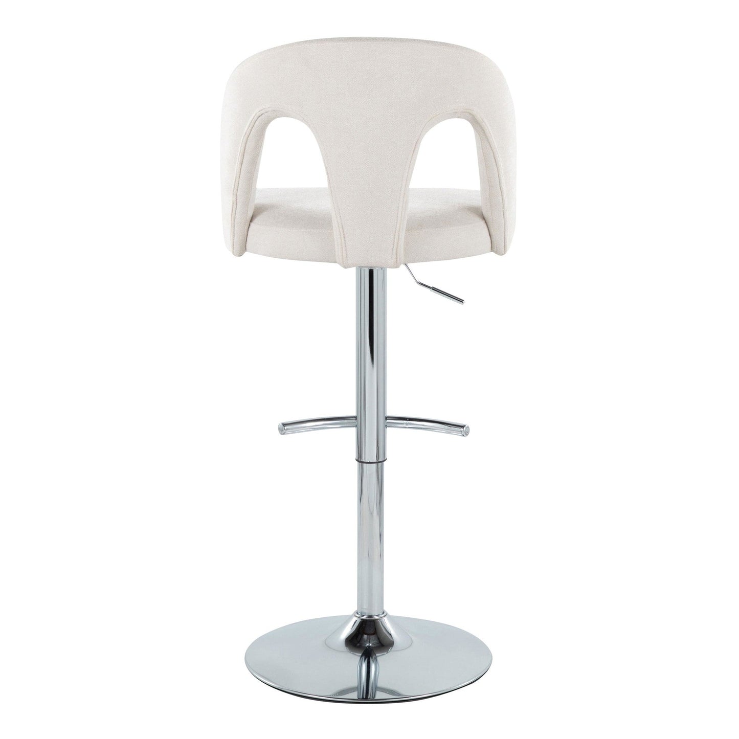 Majestic Office Furniture Upholstered Adjustable Barstool - Set of 2