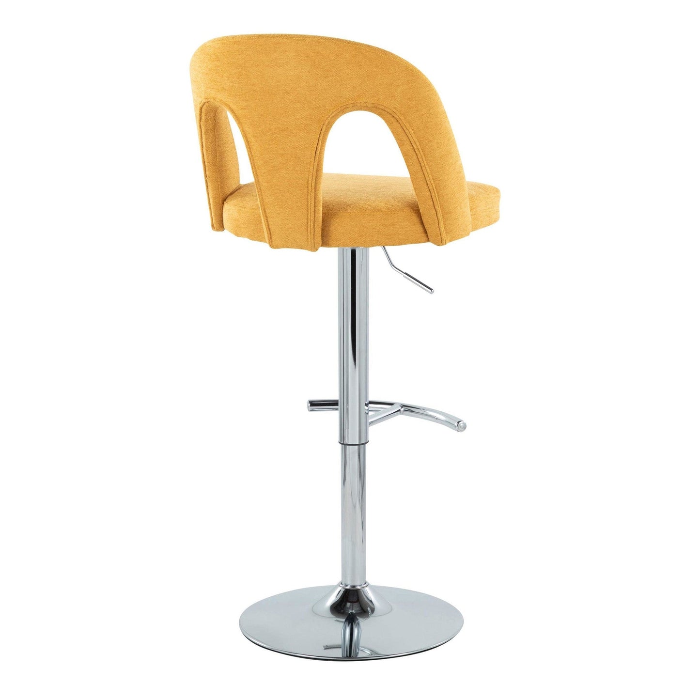 Majestic Office Furniture Upholstered Adjustable Barstool - Set of 2