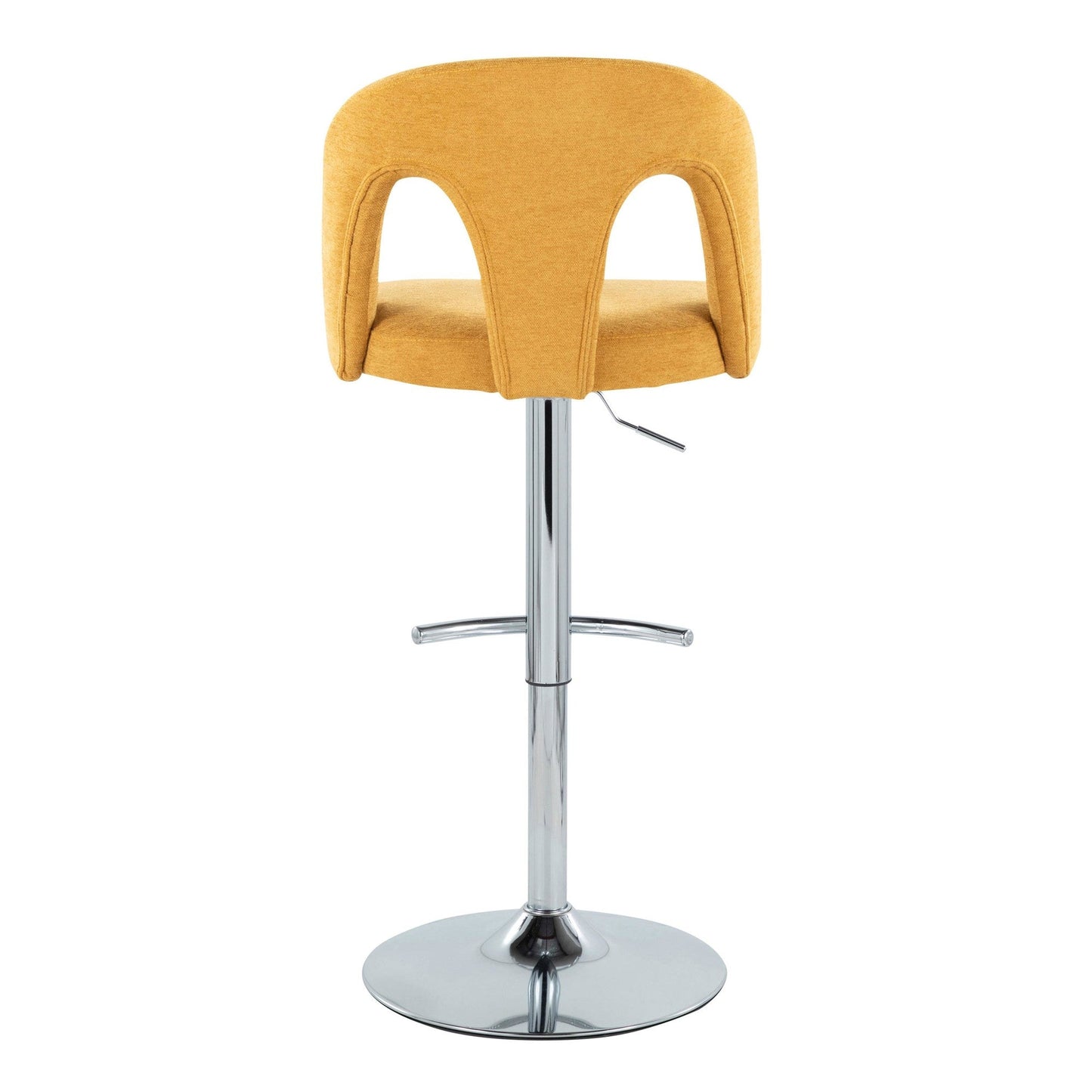 Majestic Office Furniture Upholstered Adjustable Barstool - Set of 2