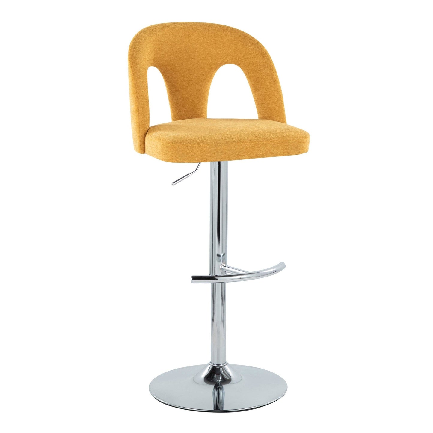 Majestic Office Furniture Upholstered Adjustable Barstool - Set of 2