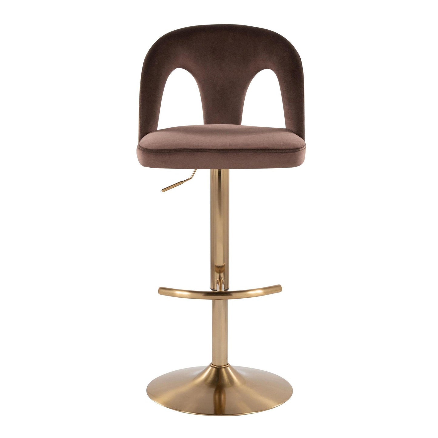 Majestic Office Furniture Upholstered Adjustable Barstool - Set of 2