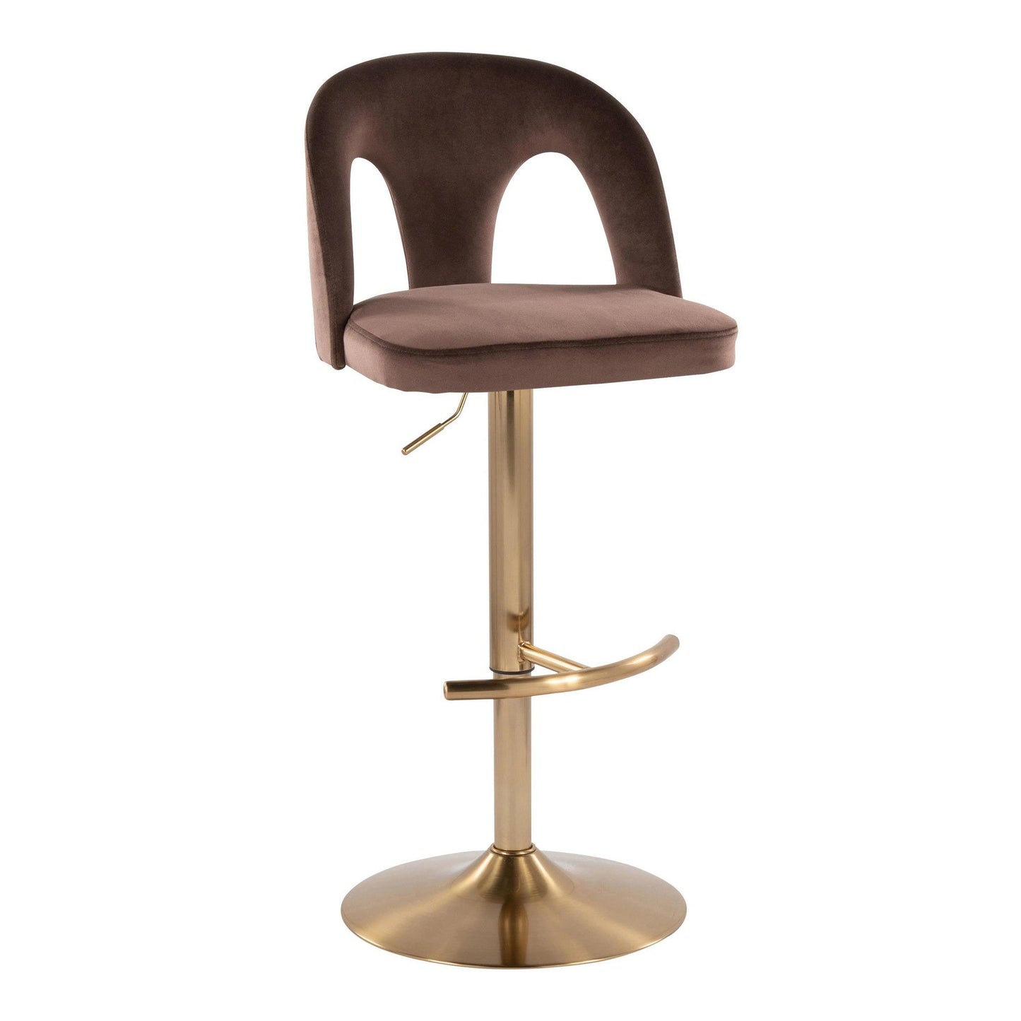 Majestic Office Furniture Upholstered Adjustable Barstool - Set of 2