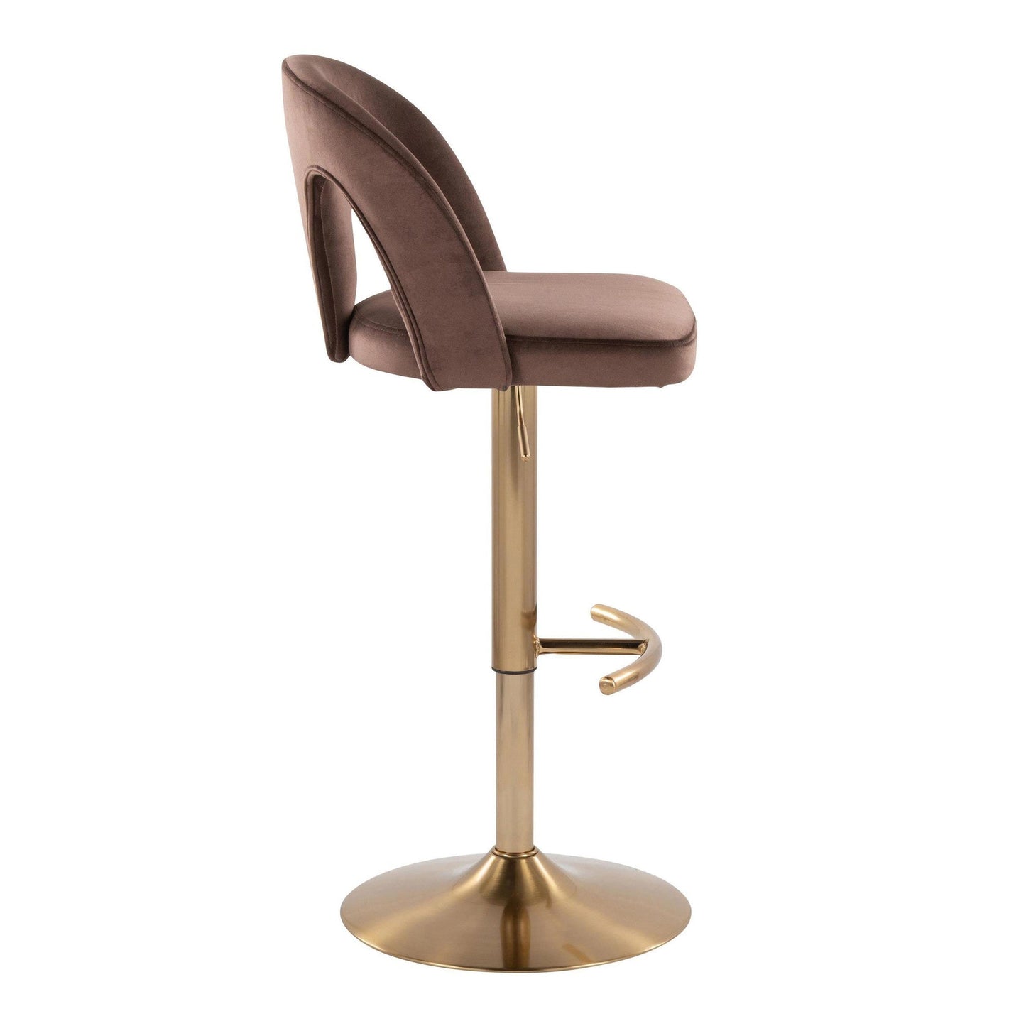 Majestic Office Furniture Upholstered Adjustable Barstool - Set of 2