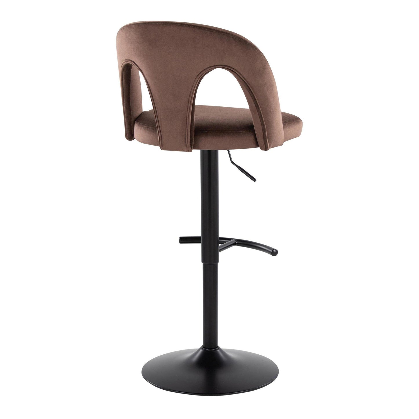 Majestic Office Furniture Upholstered Adjustable Barstool - Set of 2
