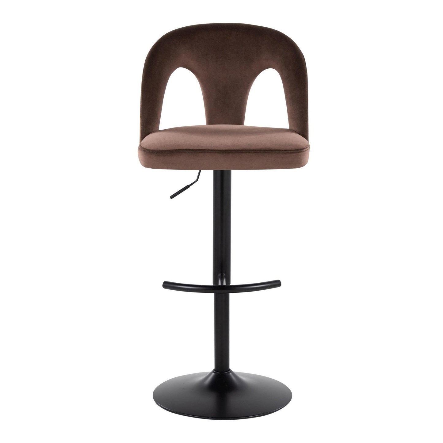 Majestic Office Furniture Upholstered Adjustable Barstool - Set of 2