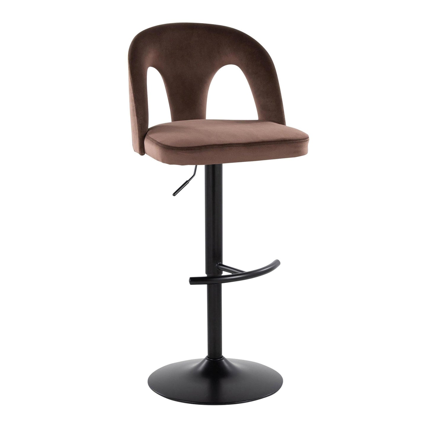 Majestic Office Furniture Upholstered Adjustable Barstool - Set of 2