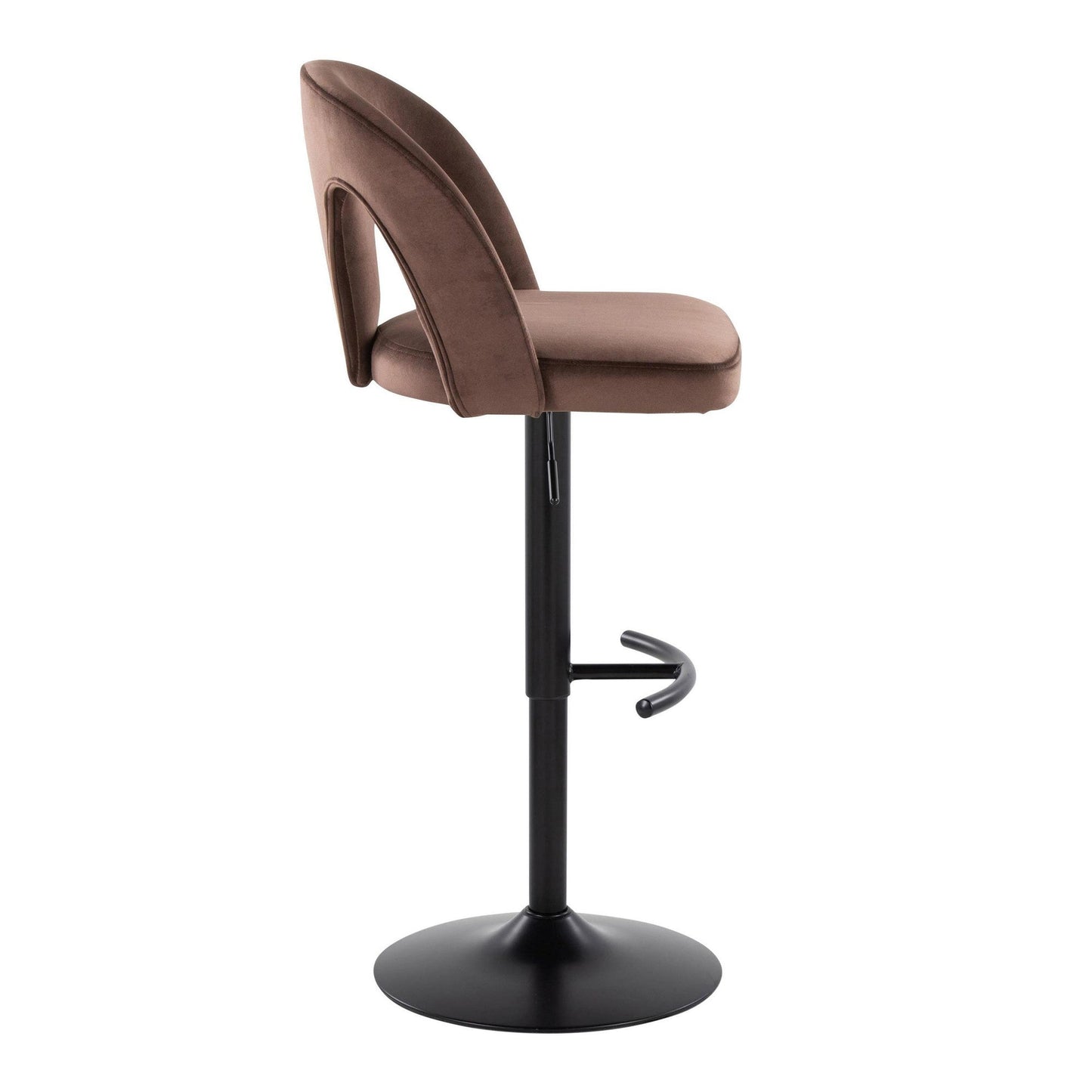 Majestic Office Furniture Upholstered Adjustable Barstool - Set of 2