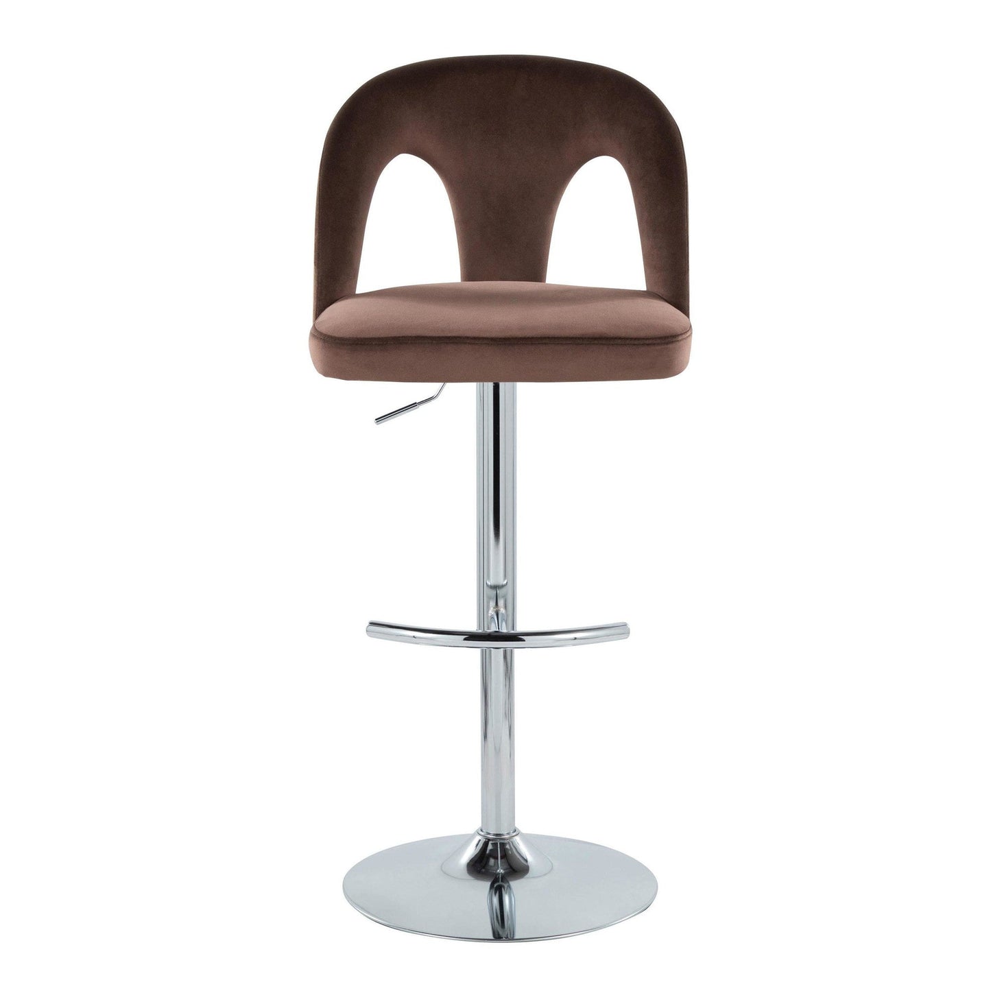 Majestic Office Furniture Upholstered Adjustable Barstool - Set of 2