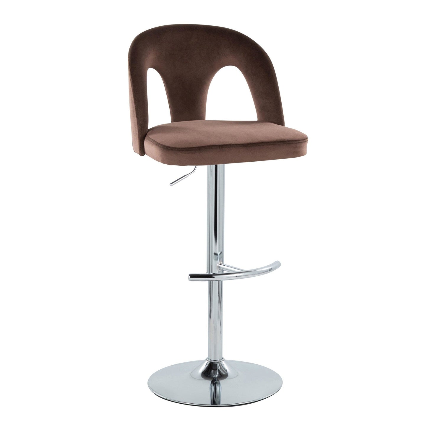 Majestic Office Furniture Upholstered Adjustable Barstool - Set of 2