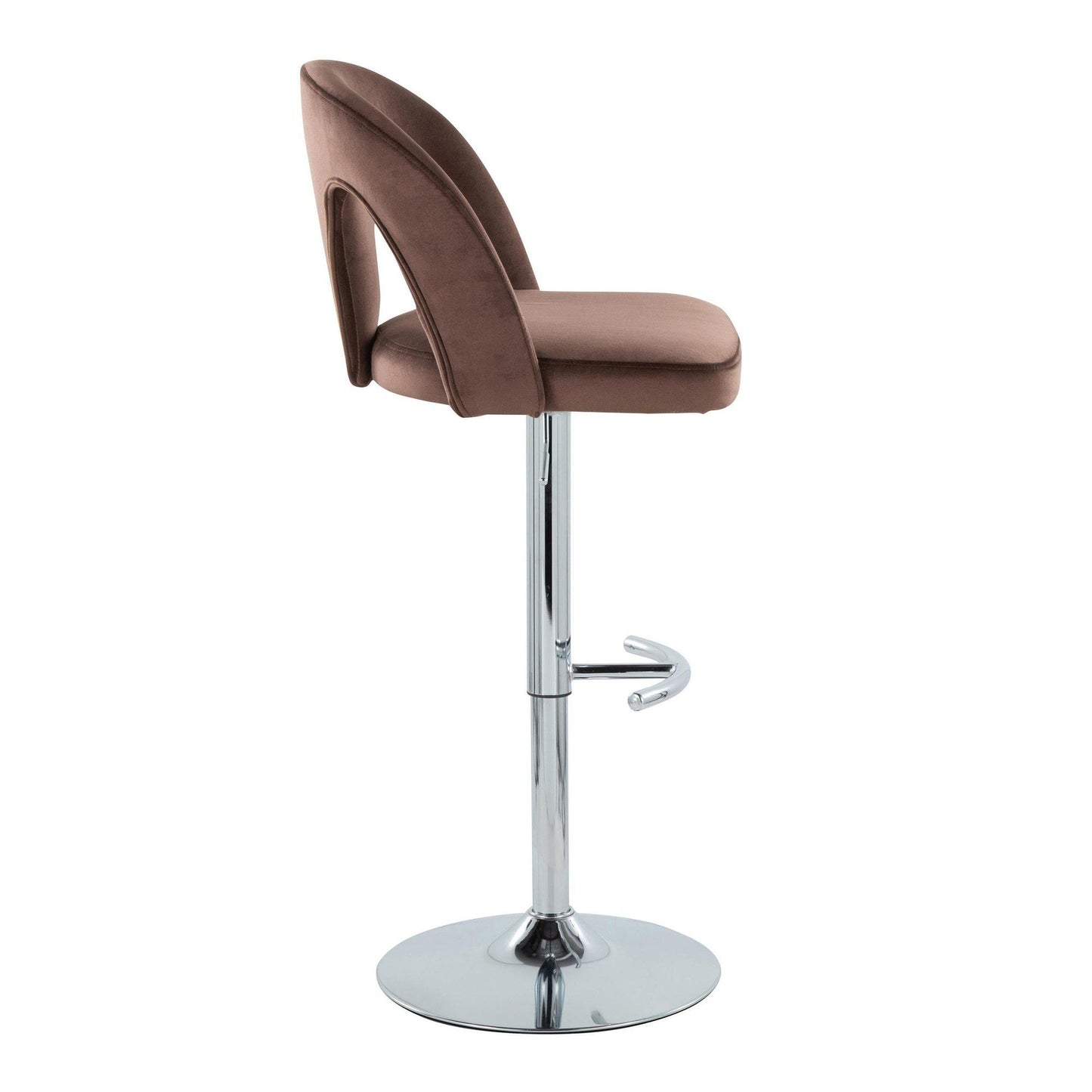 Majestic Office Furniture Upholstered Adjustable Barstool - Set of 2