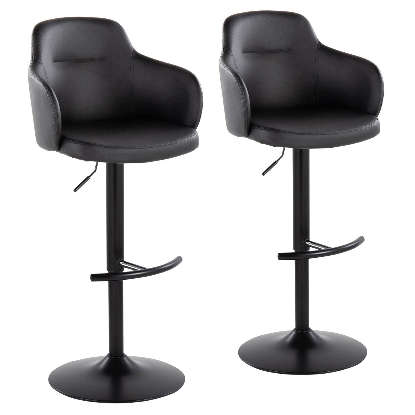 Majestic Office Furniture Adjustable Barstool - Set of 2