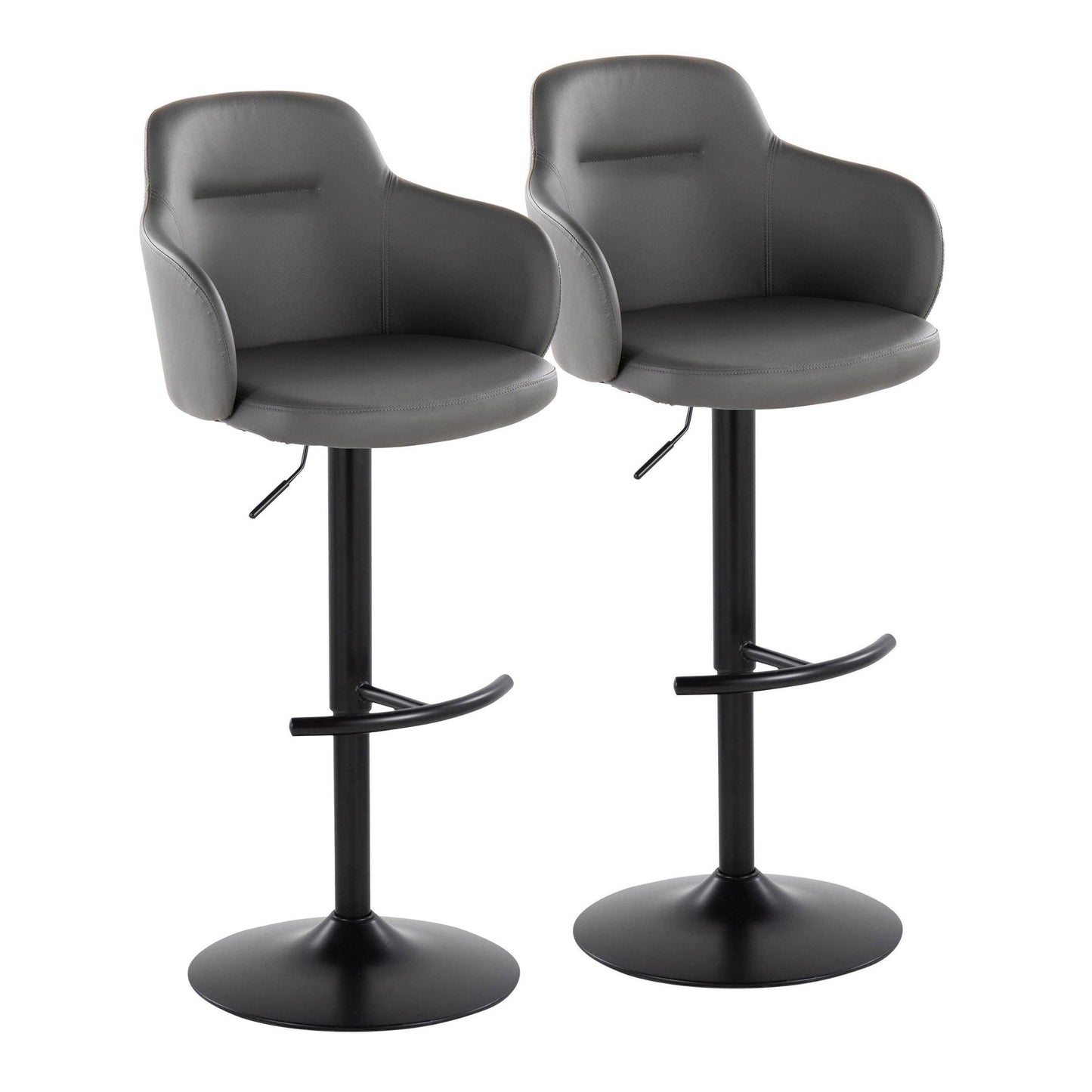 Majestic Office Furniture Adjustable Barstool - Set of 2