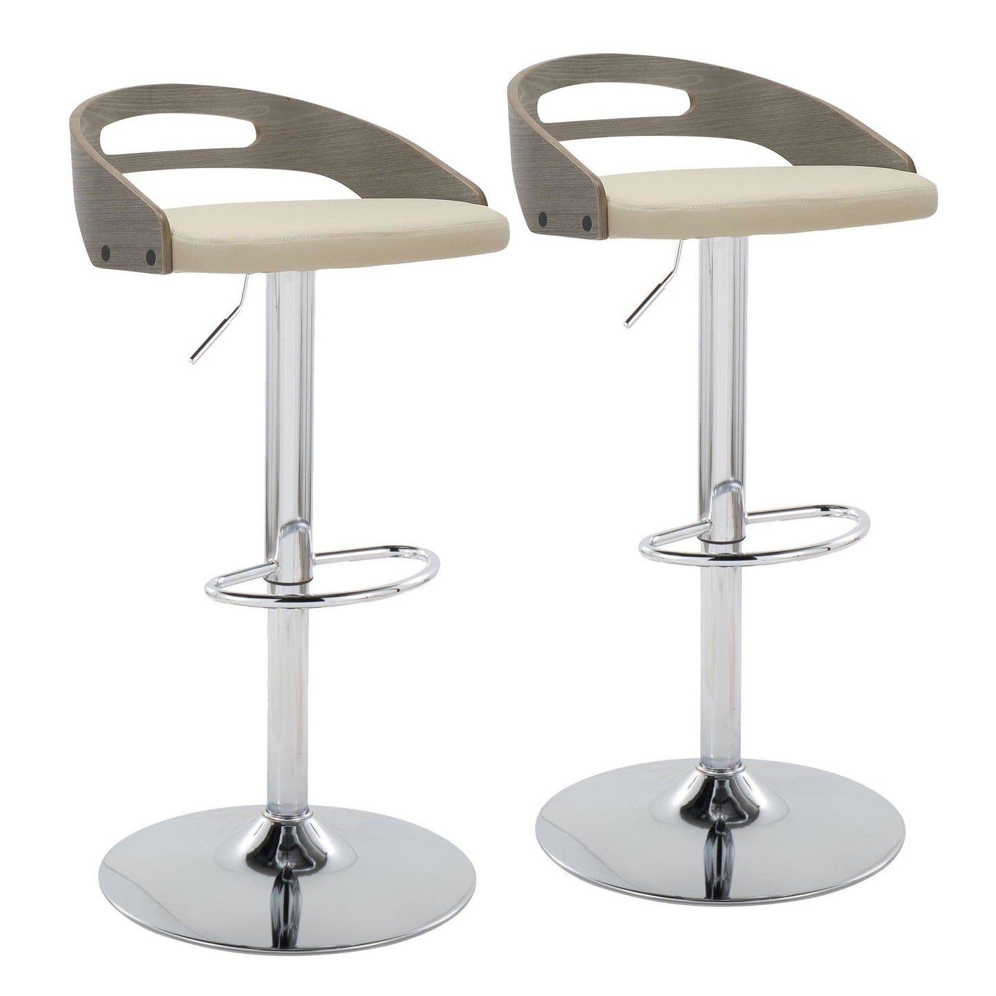 Majestic Office Furniture Adjustable Barstool - Set of 2