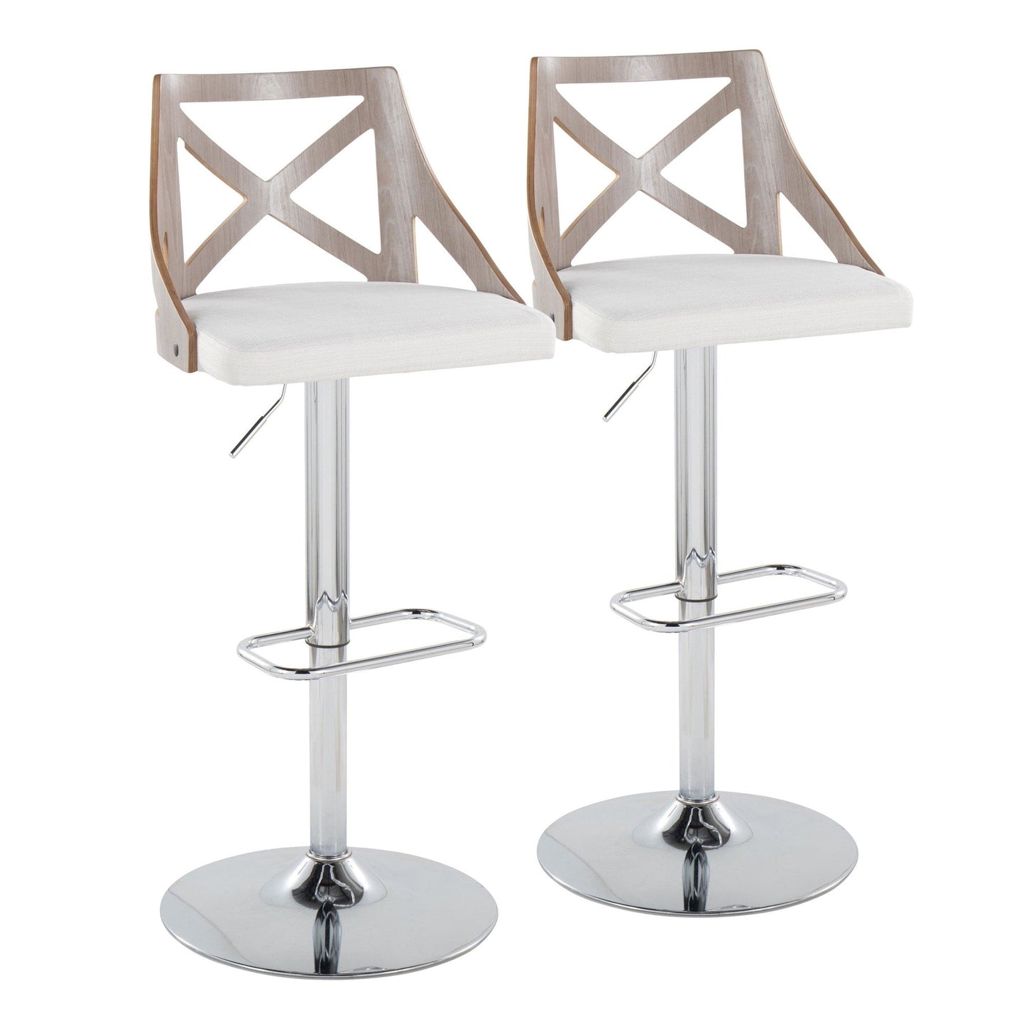 Majestic Office Furniture Adjustable Barstool - Set of 2